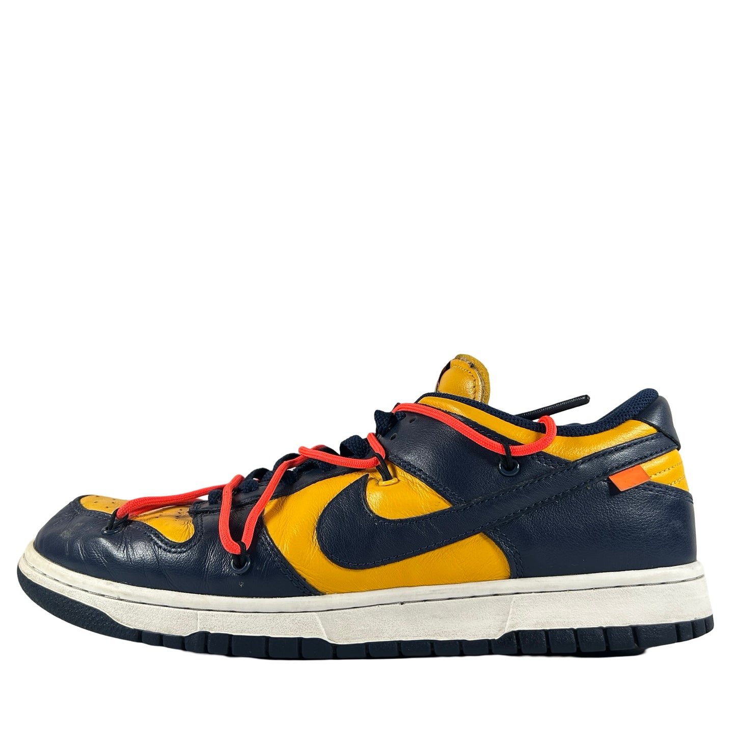 CT0856 700 Dunk Low Off-White University Gold [USED] - 10.5 M (Used)
