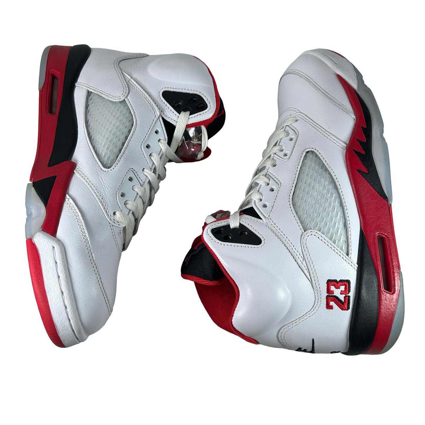 HQ7978 101 Jordan 5 Retro Fire Red Black Tongue (2025) [USED] - 10 M (Used3)