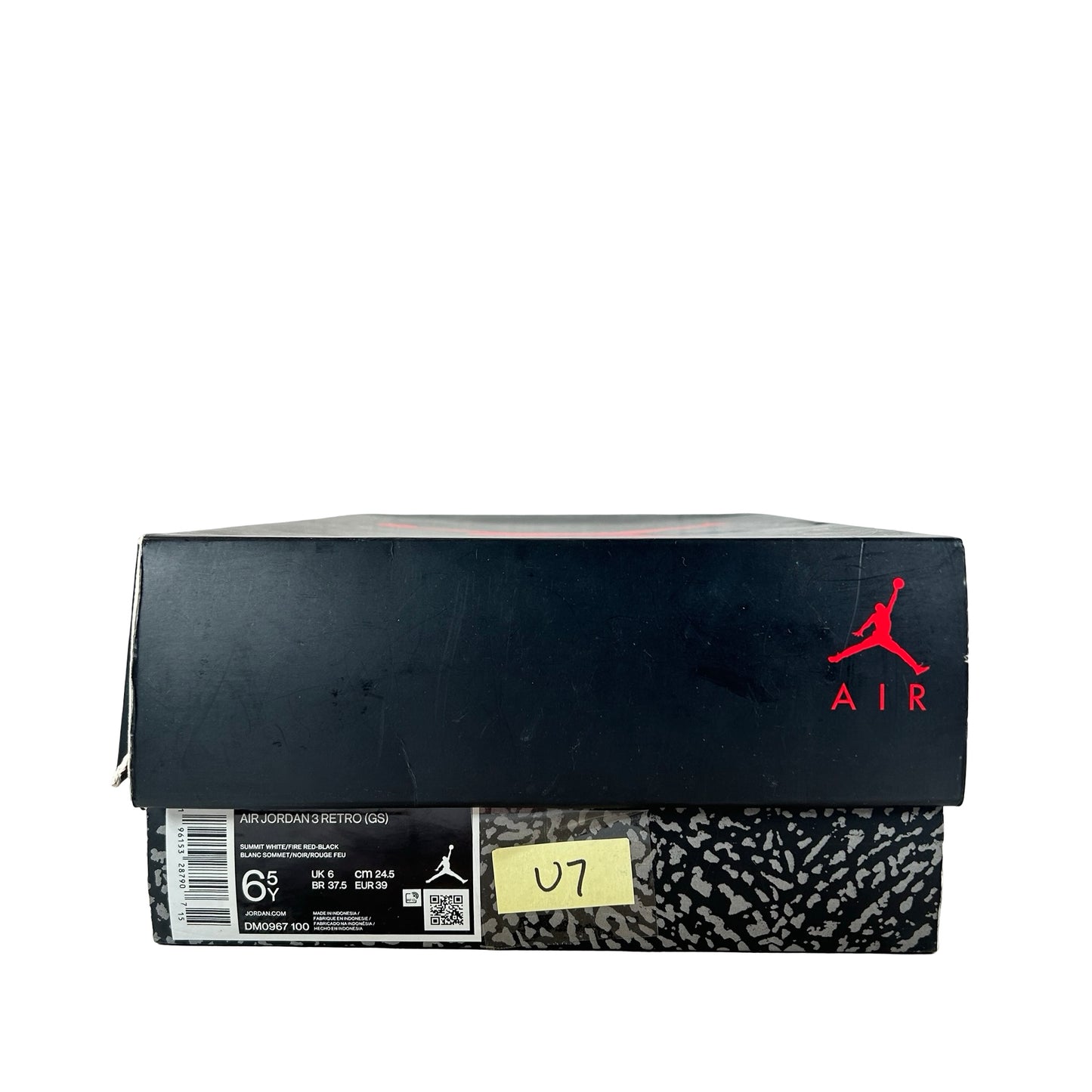 DM0967 100 Jordan 3 Retro White Cement Reimagined (GS) [USED]  - 6.5 Y (Used7)