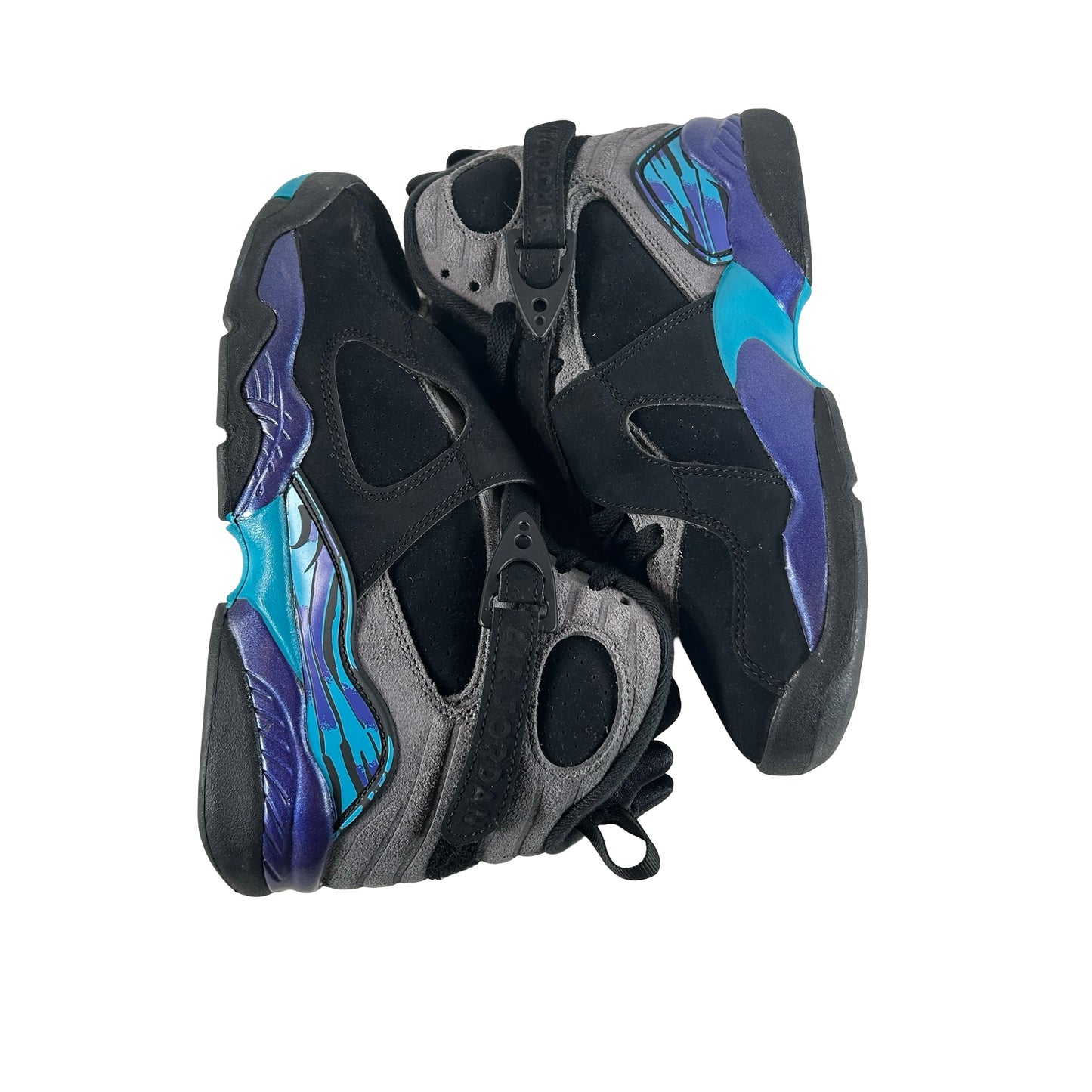 305368 006 Jordan 8 Retro Aqua (2025) (GS) [USED] - 4.5 Y (Used) (No Box)