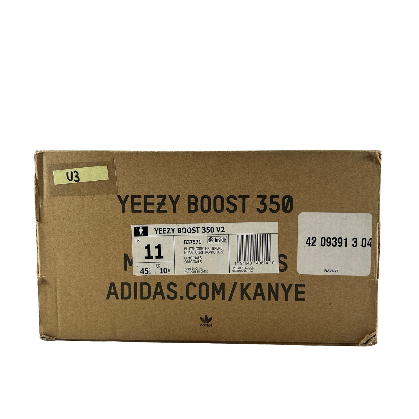 B37571 adidas Yeezy Boost 350 V2 Blue Tint (2017/2023) [USED] - 11 M (Used3)