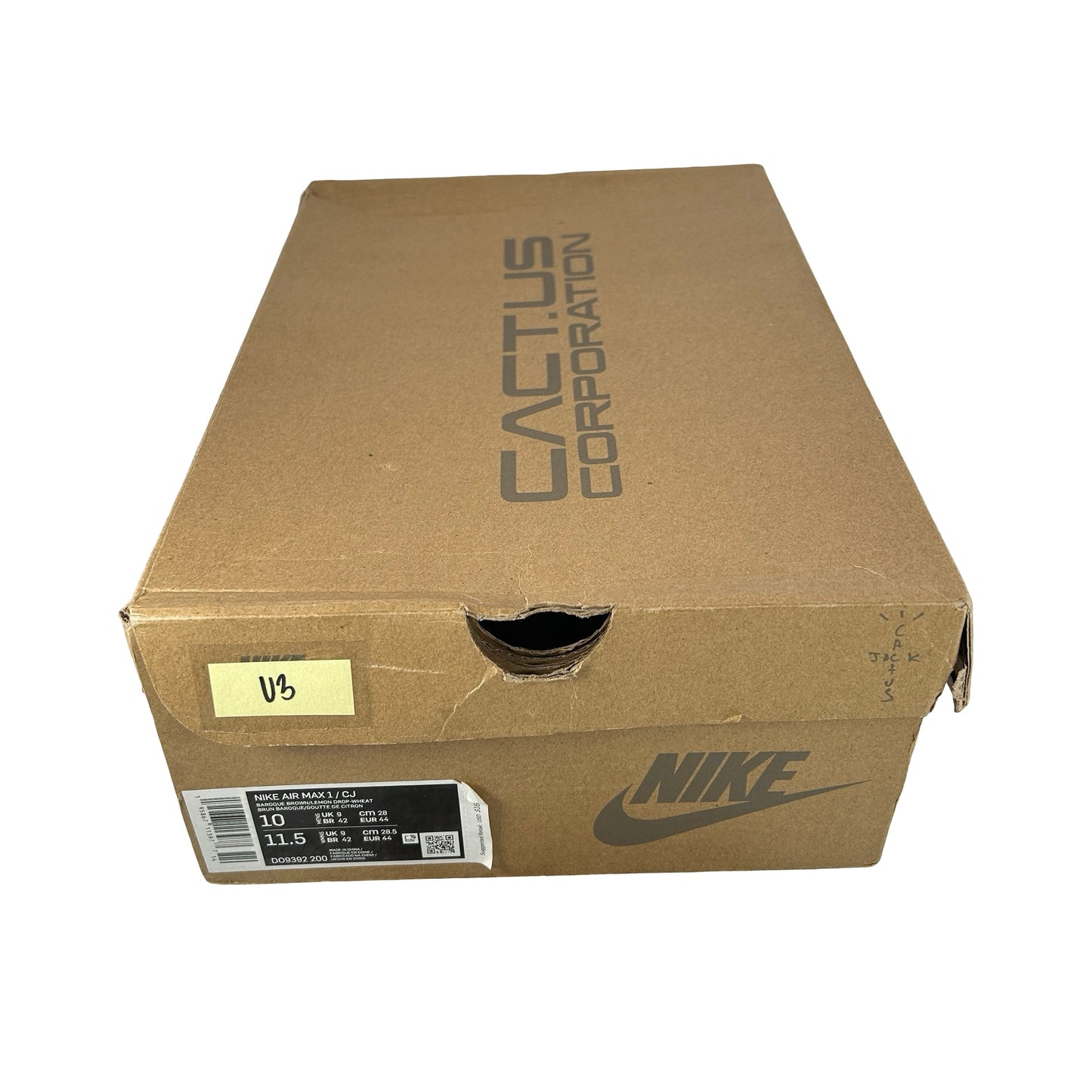 DO9392 200 Nike Air Max 1 Travis Scott Brown [USED] - 10 M (Used3)
