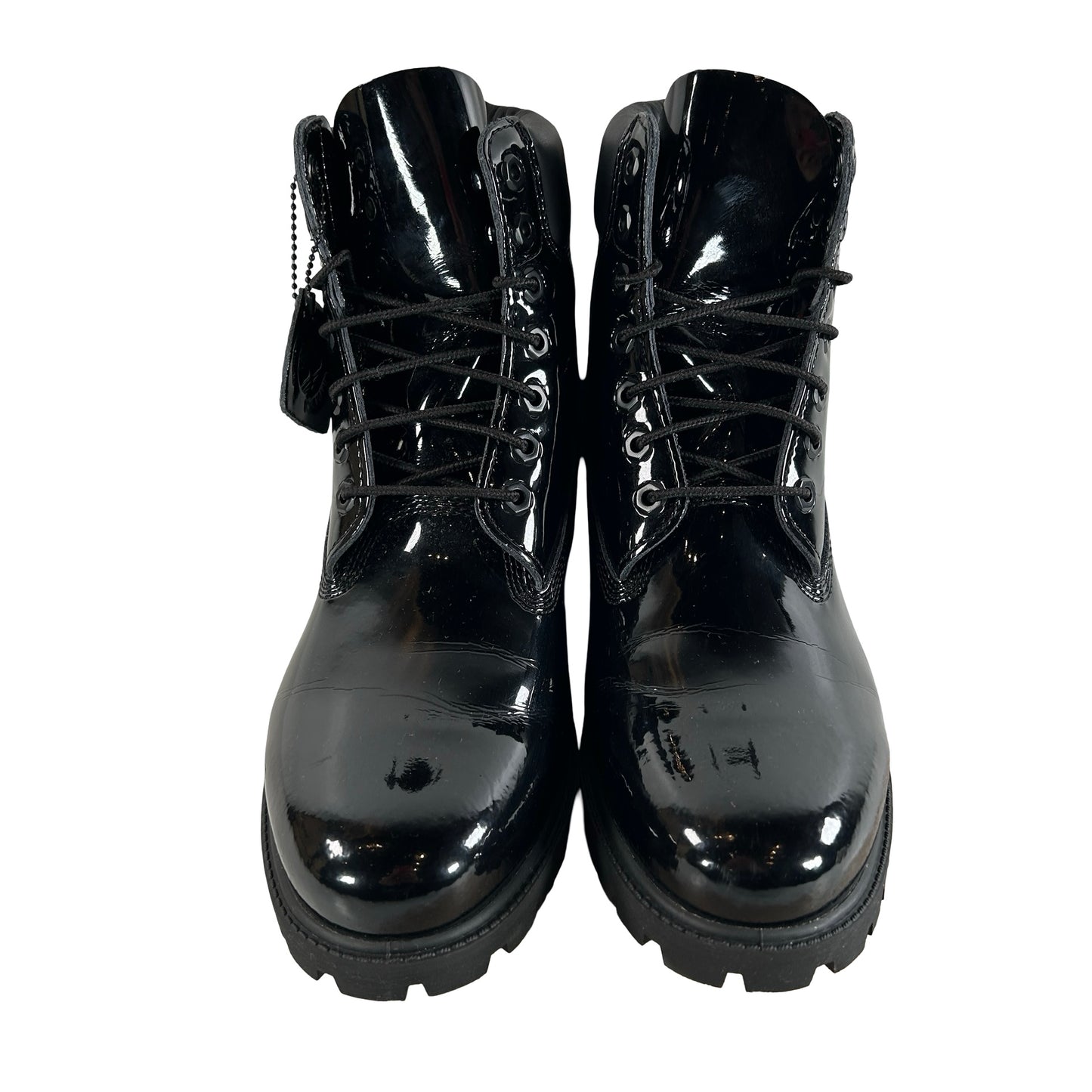 TB0A41MWEL6 Timberland 6" Premium Waterproof Patent Boots Black [USED] - 9.5 M (Used) (No Box)
