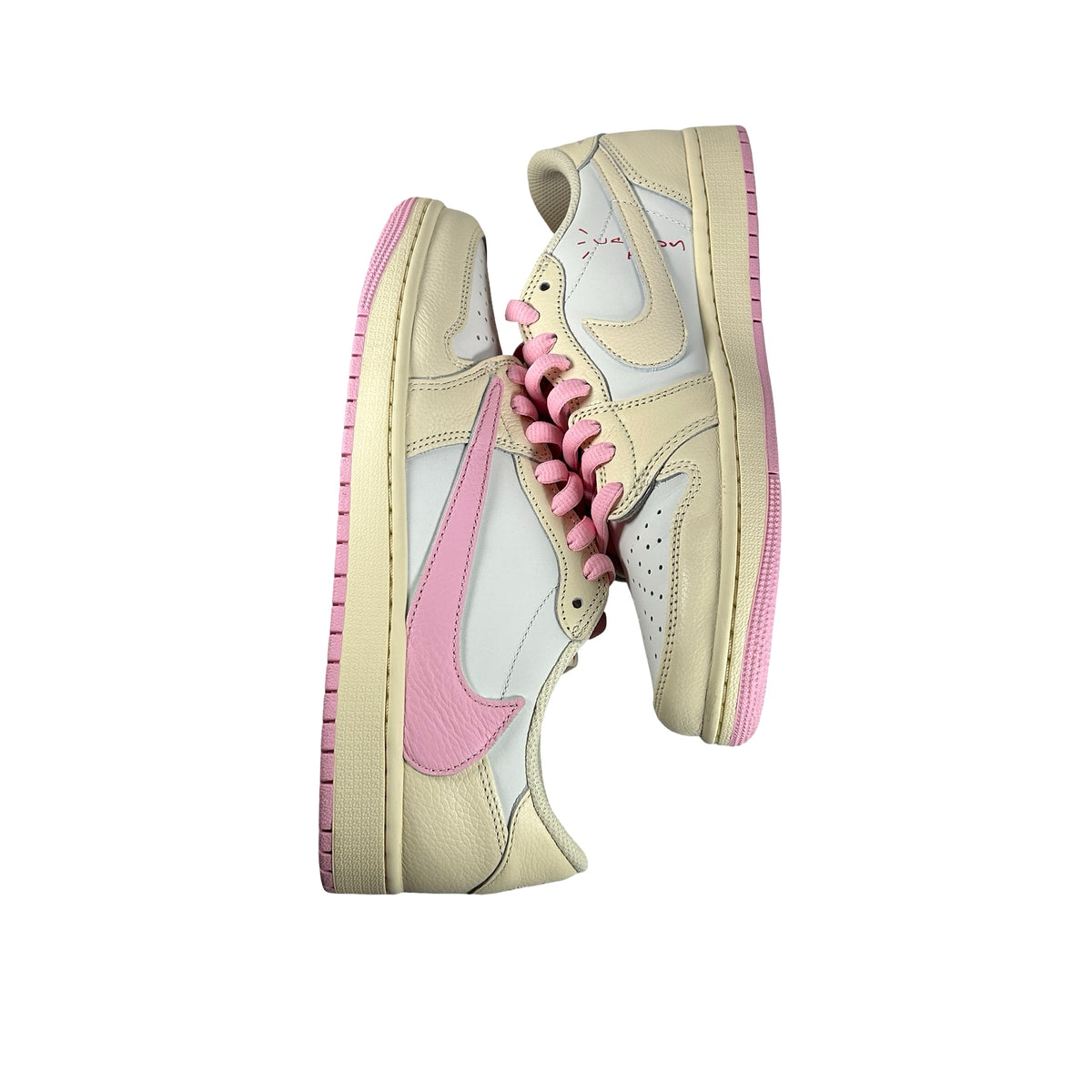 IQ7604 100 Jordan 1 Retro Low OG SP Travis Scott Shy Pink [USED] - 9 M (Used3)