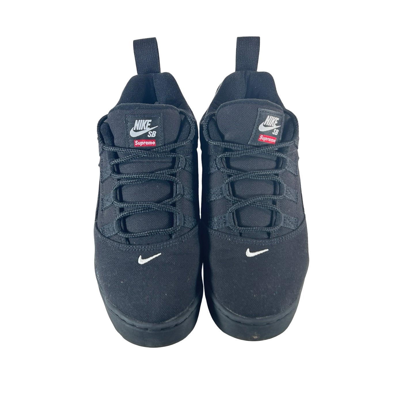 FQ3000 001 Nike SB Darwin Low Supreme Black [USED] - 9.5 M (Used) (No Box)