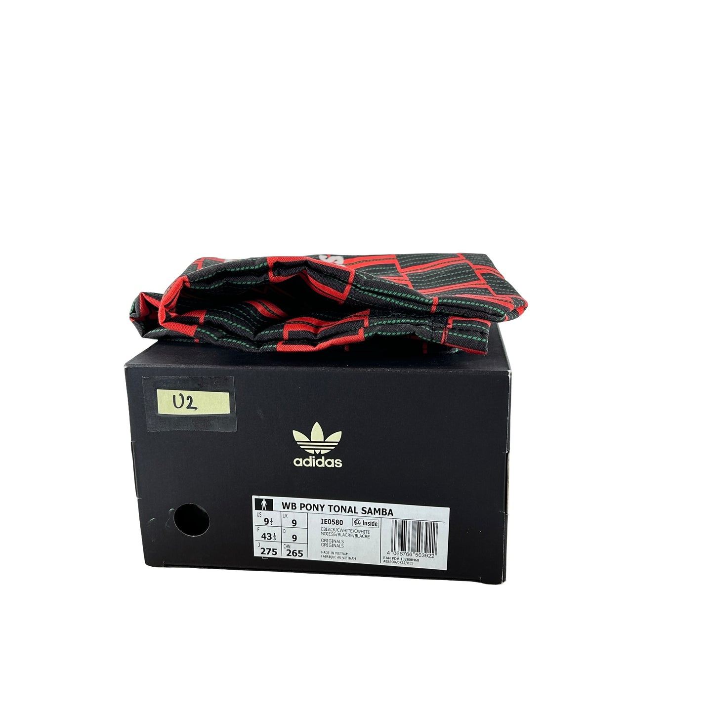 IE0580 adidas Samba Pony Tonal Wales Bonner Core Black [USED] - 9.5 M (Used2)