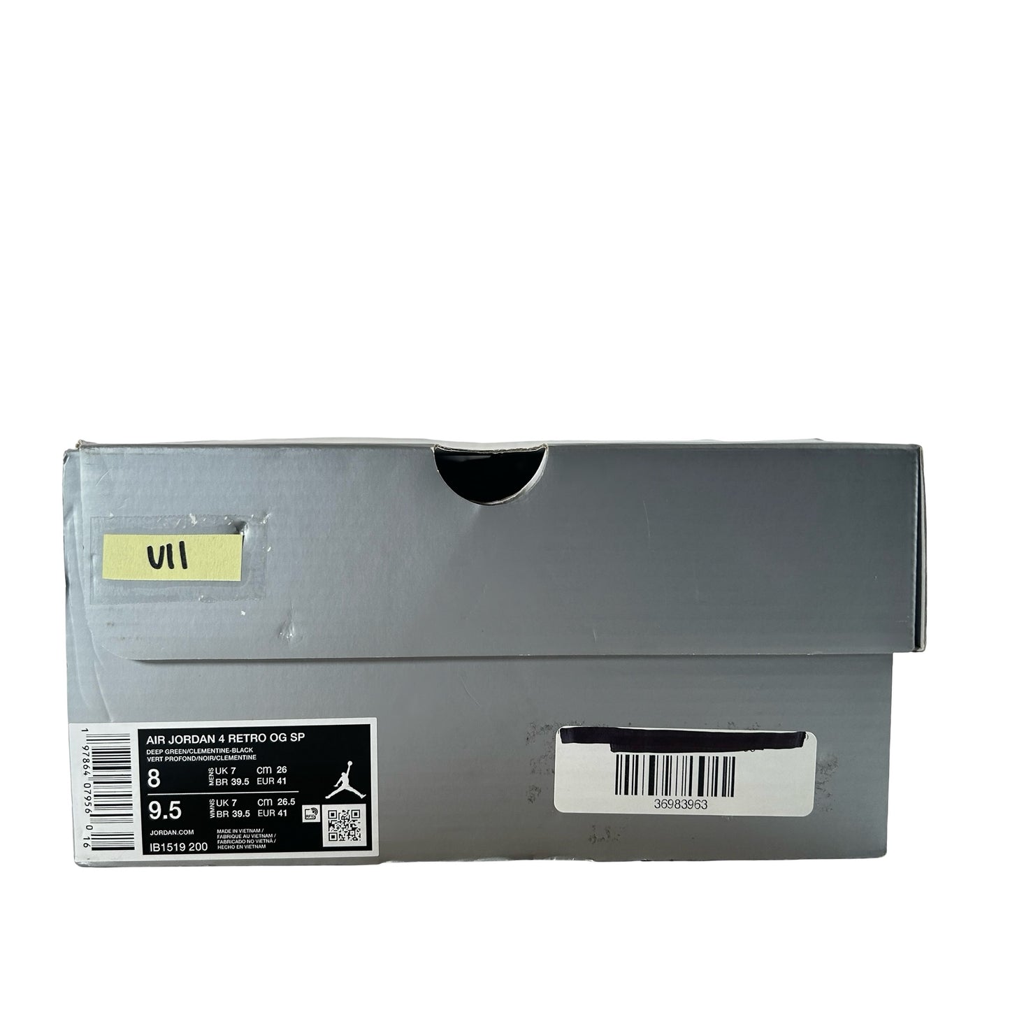 IB1519 200 Jordan 4 Retro OG SP Undefeated (2025) [USED] - 8 M (Used11)