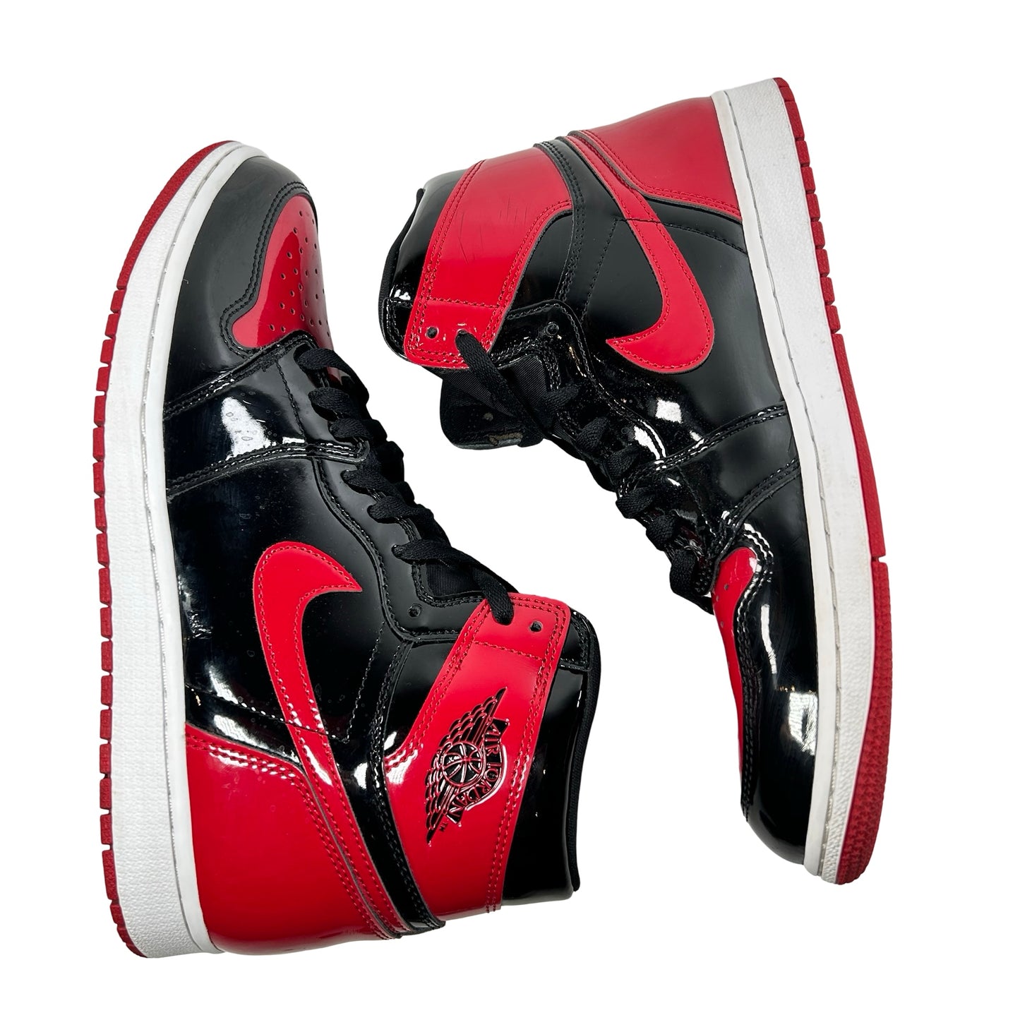 555088 063 Jordan 1 Retro High OG Patent Bred [USED] - 11 M (Used2) (No Box2)