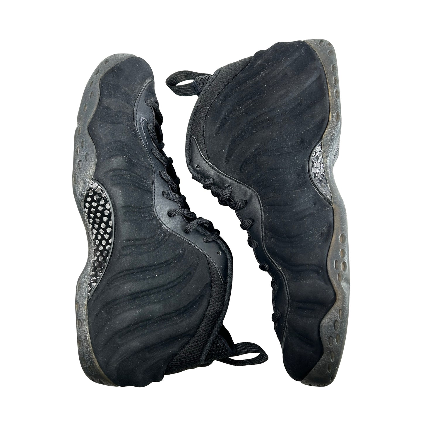575420 006 Nike Air Foamposite One Black Suede [USED] - 13 M (Used) (No Box)