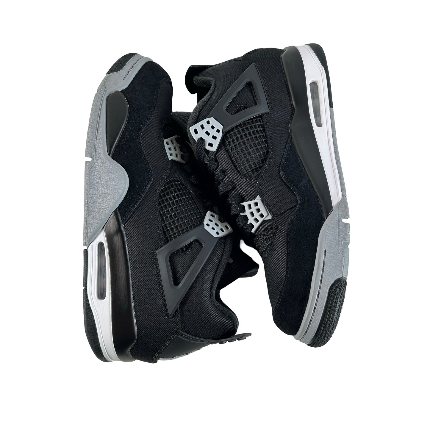 DH7138 006 Jordan 4 Retro SE Black Canvas [USED] - 10 M (Used7)