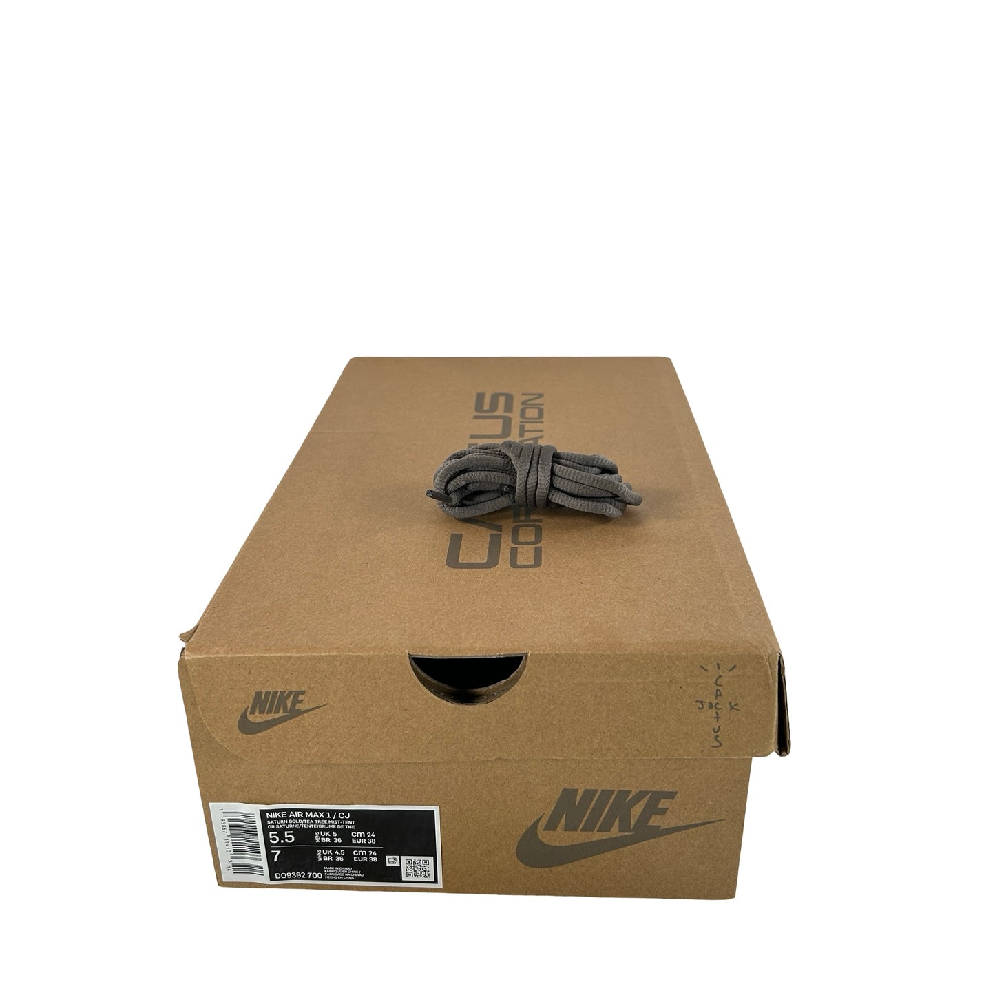 DO9392 700 Nike Air Max 1 Travis Scott Cactus Jack Saturn Gold [USED] - 5.5 M (Used)