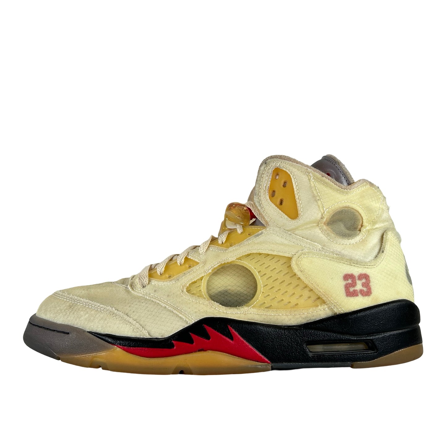 DH8565 100 Jordan 5 Off-White Sail [USED] - 12.5 M (Used)