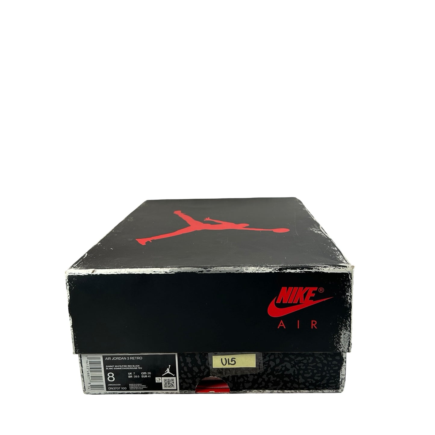 DN3707 100 Jordan 3 Retro White Cement Reimagined [USED] - 8 M (Used15)