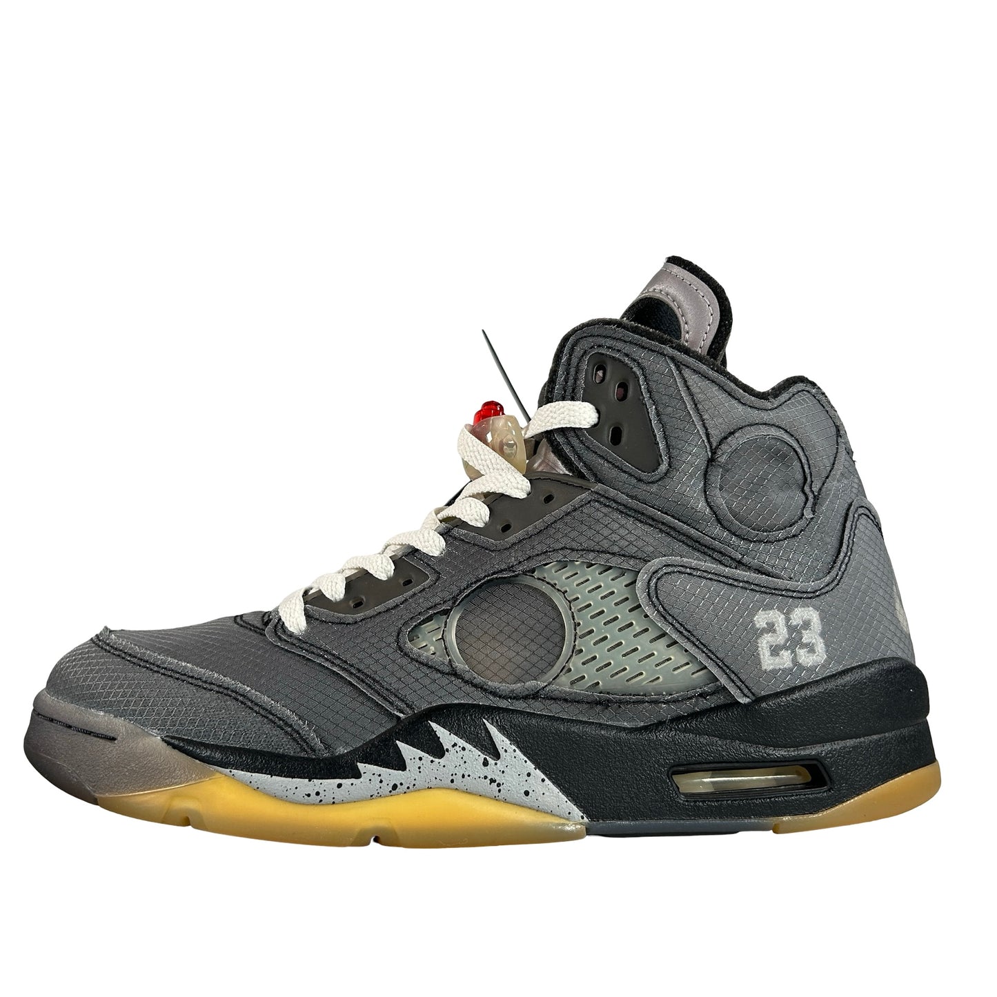 CT8480 001 Jordan 5 Off-White Black [USED] - 9 M (Used10)