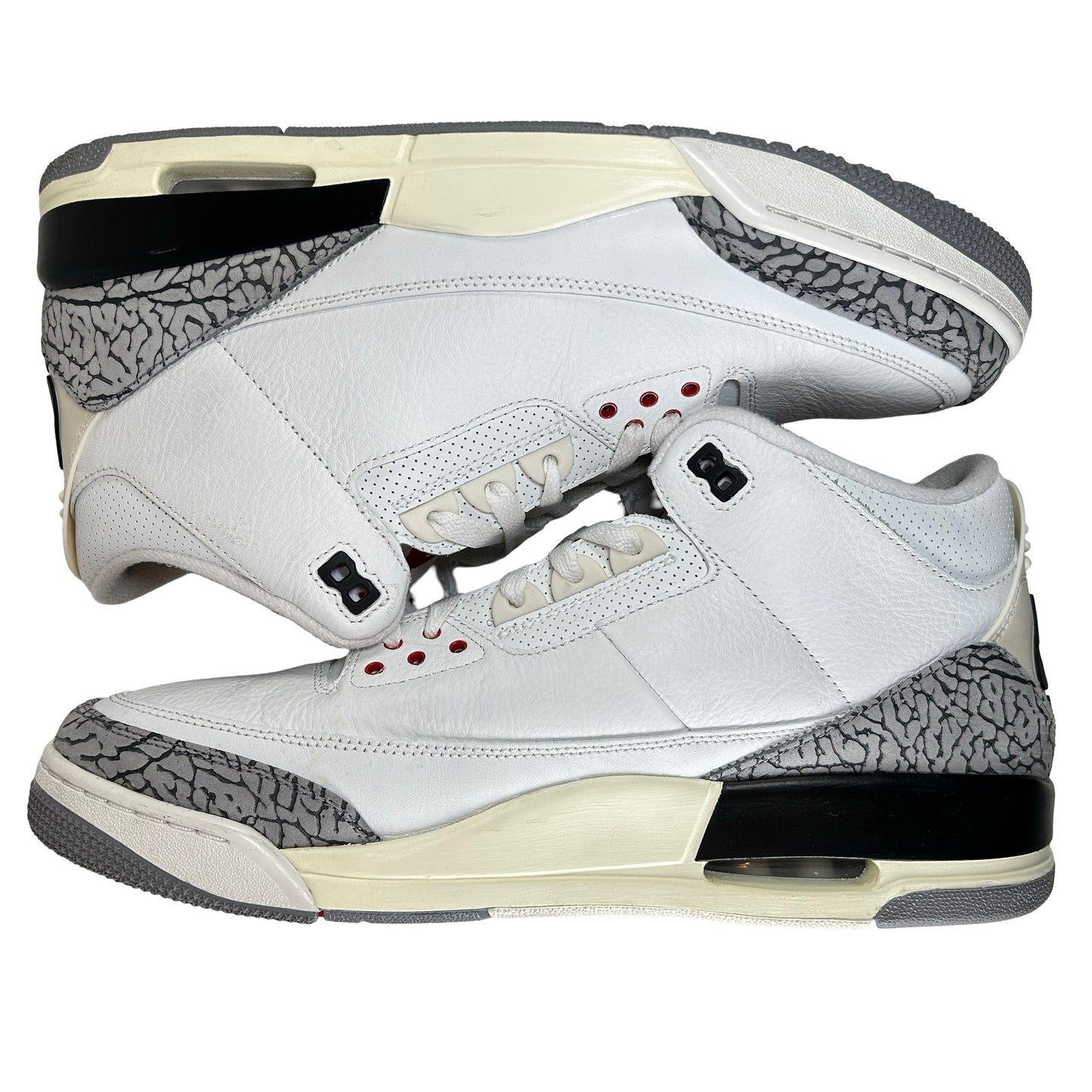 DN3707 100 Jordan 3 Retro White Cement Reimagined [USED] - 13 M (Used2) (No Box2)