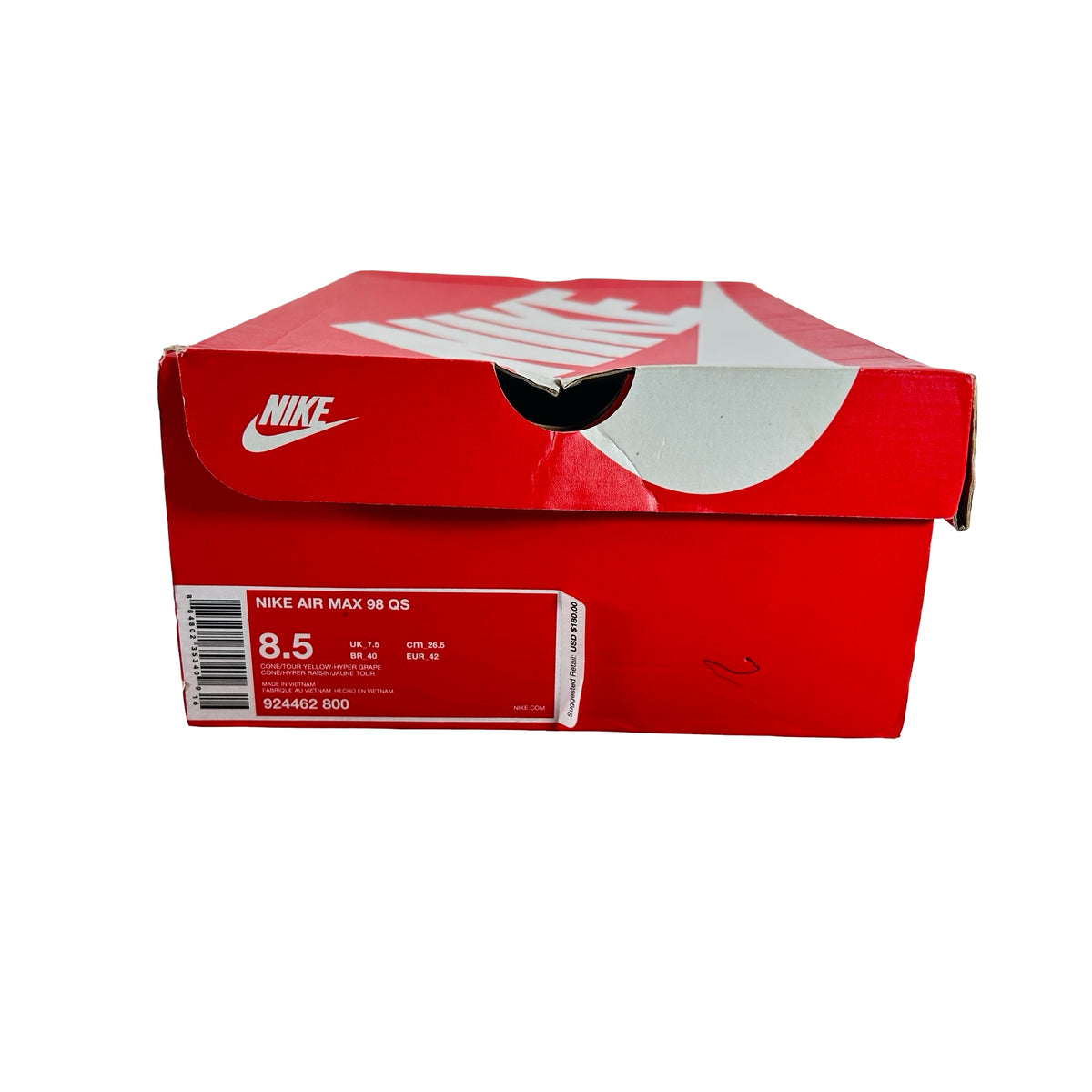 924462 800 Nike Air Max 98 Cone [USED] - 8.5 M (Used)