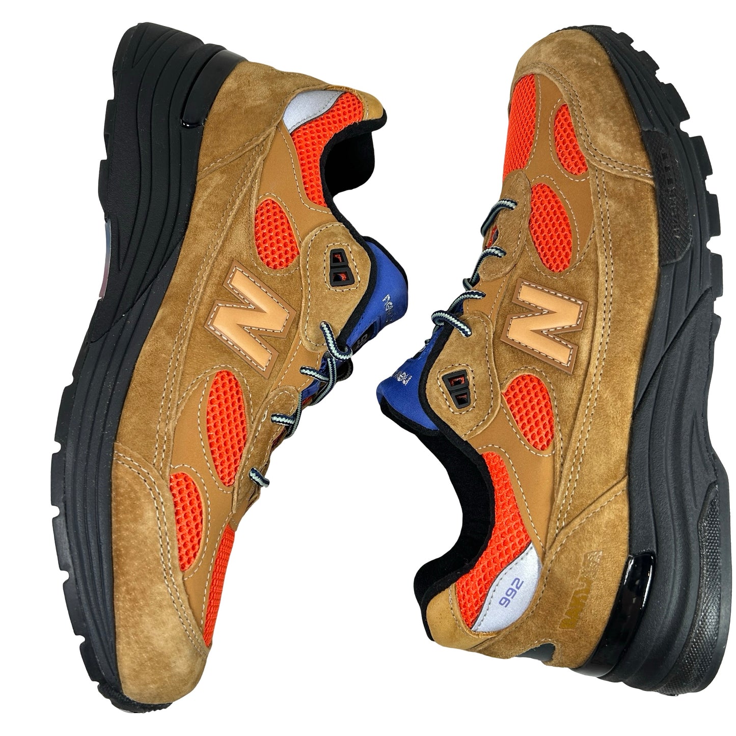 U992AB1 New Balance 992 MiUSA Action Bronson Tiger Eye [USED] - 10 M (Used) (No Box)