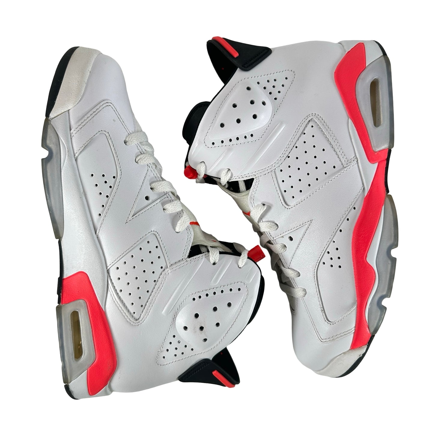 384664 123 Jordan 6 Retro Infrared White (2014) [USED] - 8.5 M (Used2)