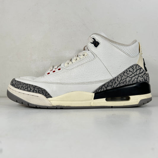 DN3707 100 Jordan 3 Retro White Cement Reimagined [USED] - 10 M (Used7)