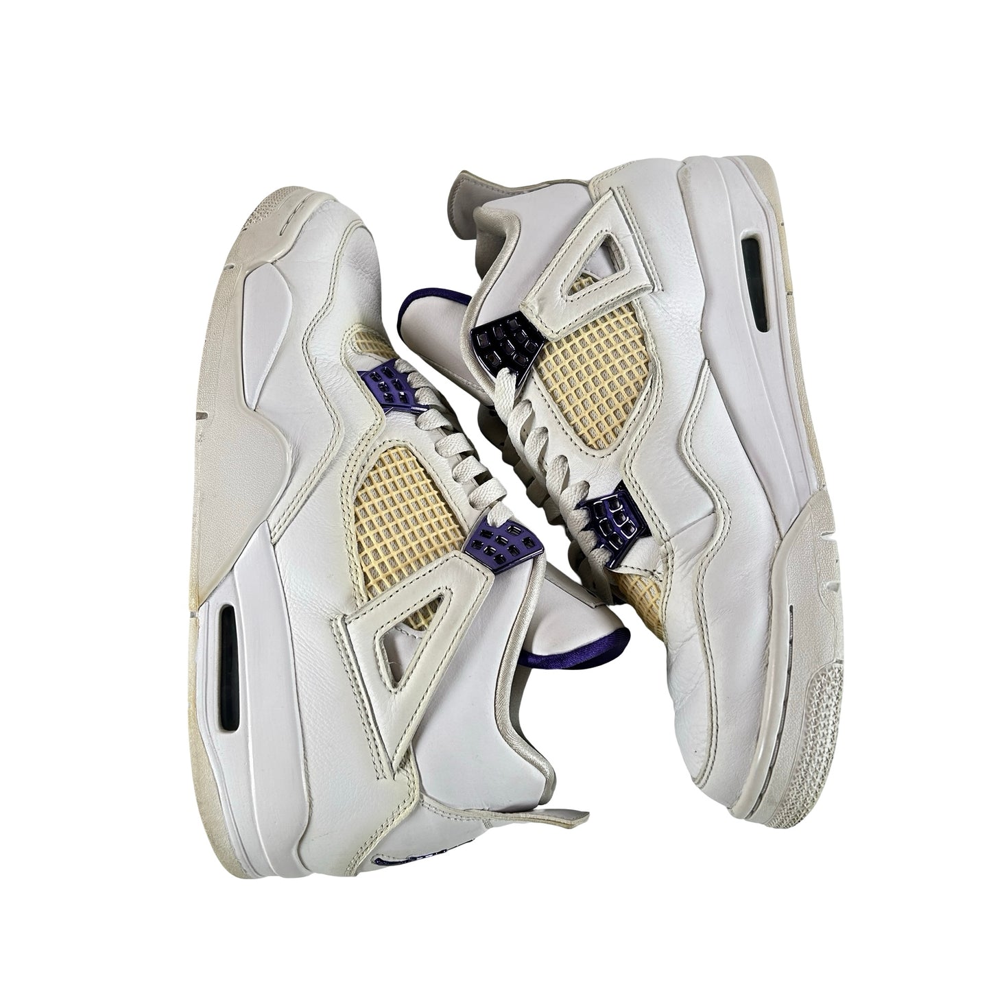 CT8527 115 Jordan 4 Retro Metallic Purple [USED] - 9.5 M (Used) (Replace Box)