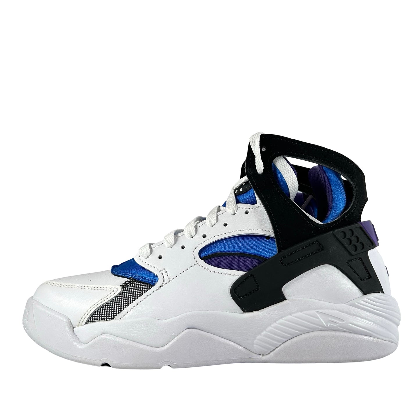 FD0183 101 Nike Air Flight Huarache OG White Varsity Purple (2023) [CONDITIONAL] - 7 M (Yellowing)