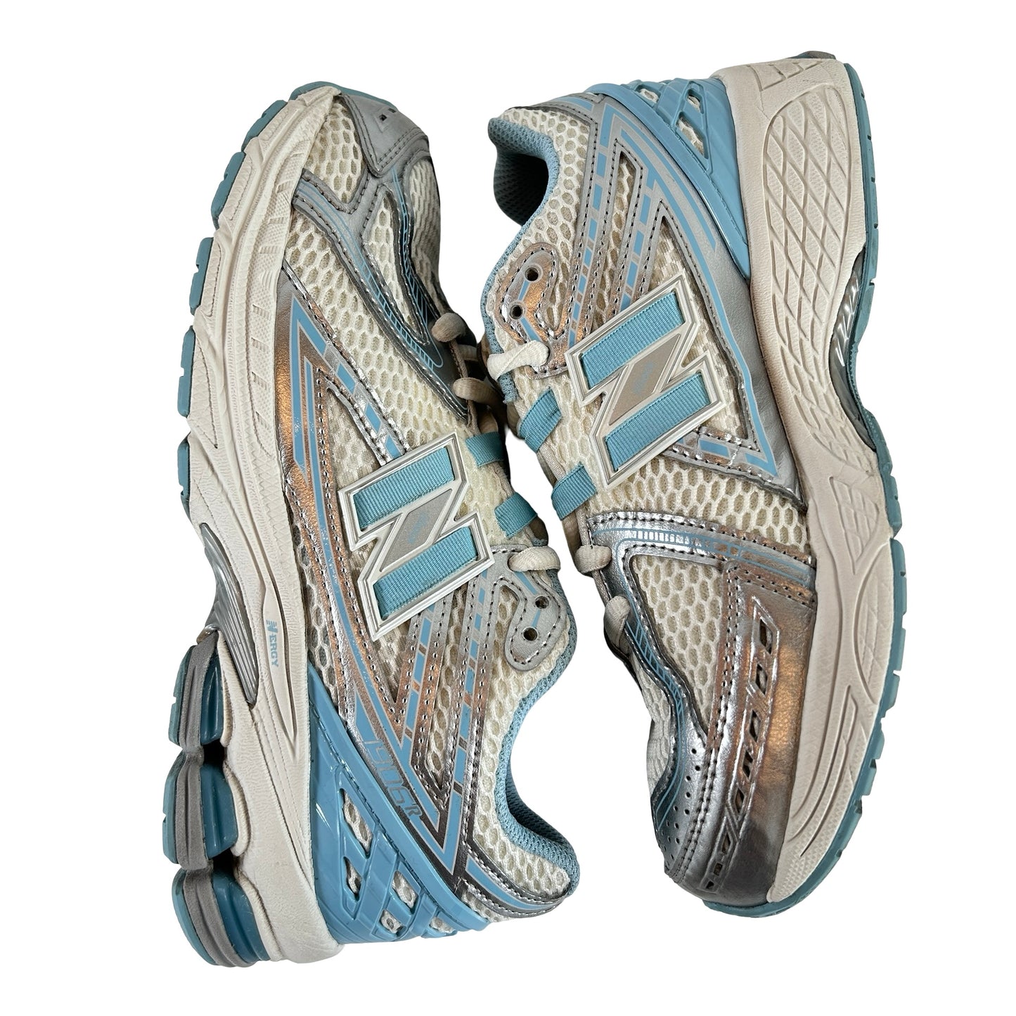 GC1906EW New Balance 1906R SIlver Metallic Chrome Blue (GS) [USED] - 6 Y (Used) (No Box)