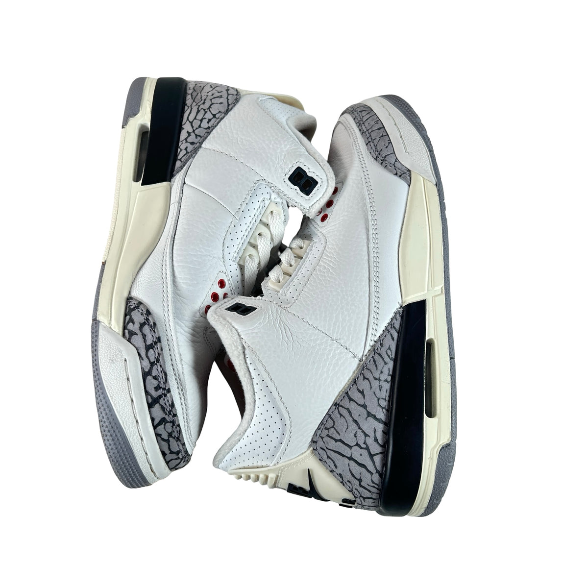 DM0967 100 Jordan 3 Retro White Cement Reimagined (GS) [USED] - 6 Y (Used2) (No Box2)