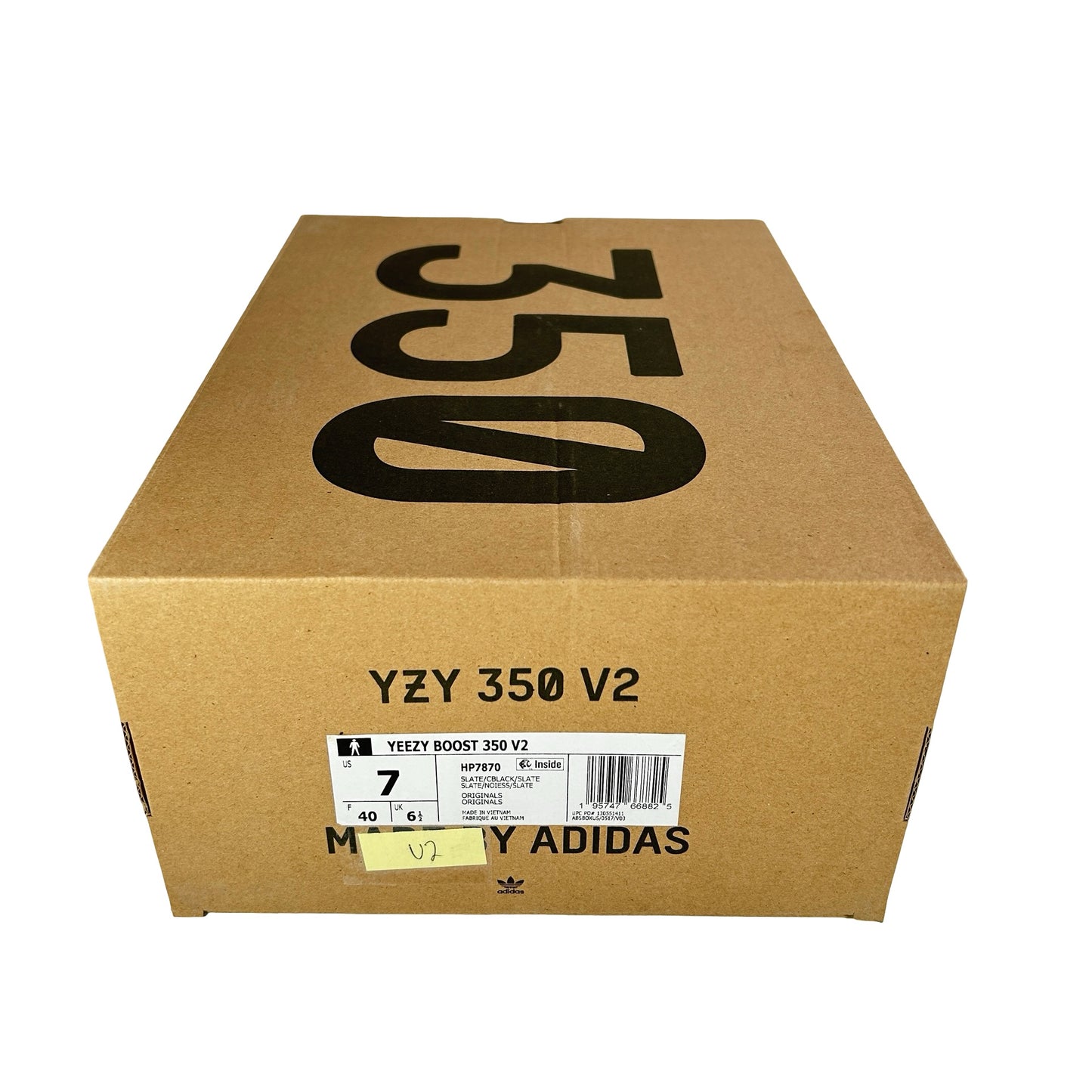 HP7870 adidas Yeezy Boost 350 V2 Slate [USED] - 7 M (Used2)