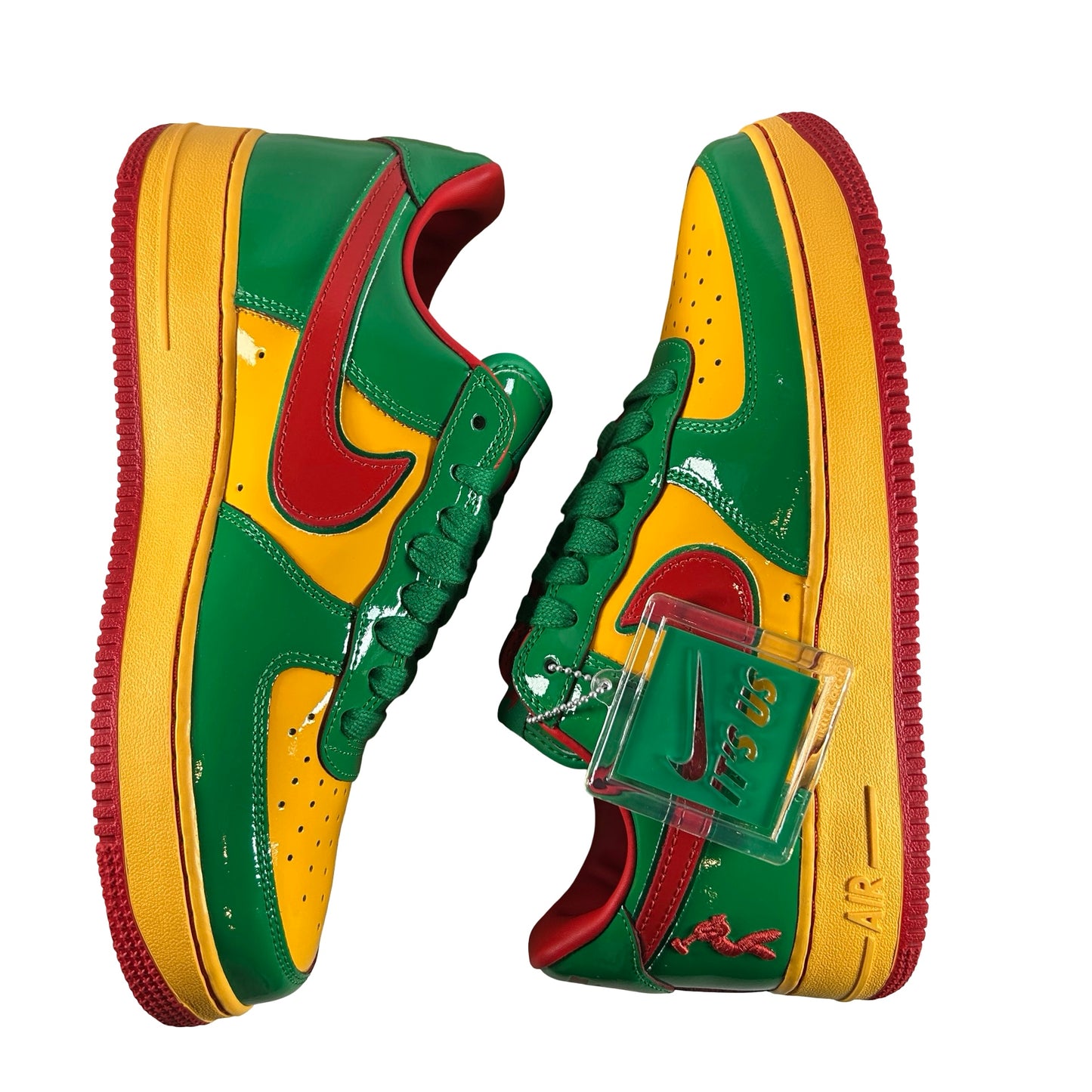 IH4383 300 Nike Air Force 1 Low Lil Yachty Concrete Boys Lucky Green [CONDITIONAL] - 9 M (No Box) (B-Grade)