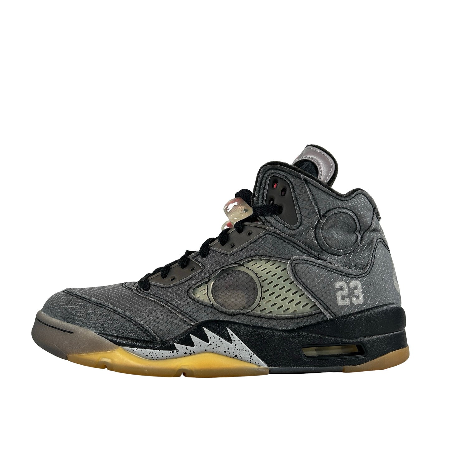 CT8480 001 Jordan 5 Off-White Black [USED] - 9 M (VNDS)