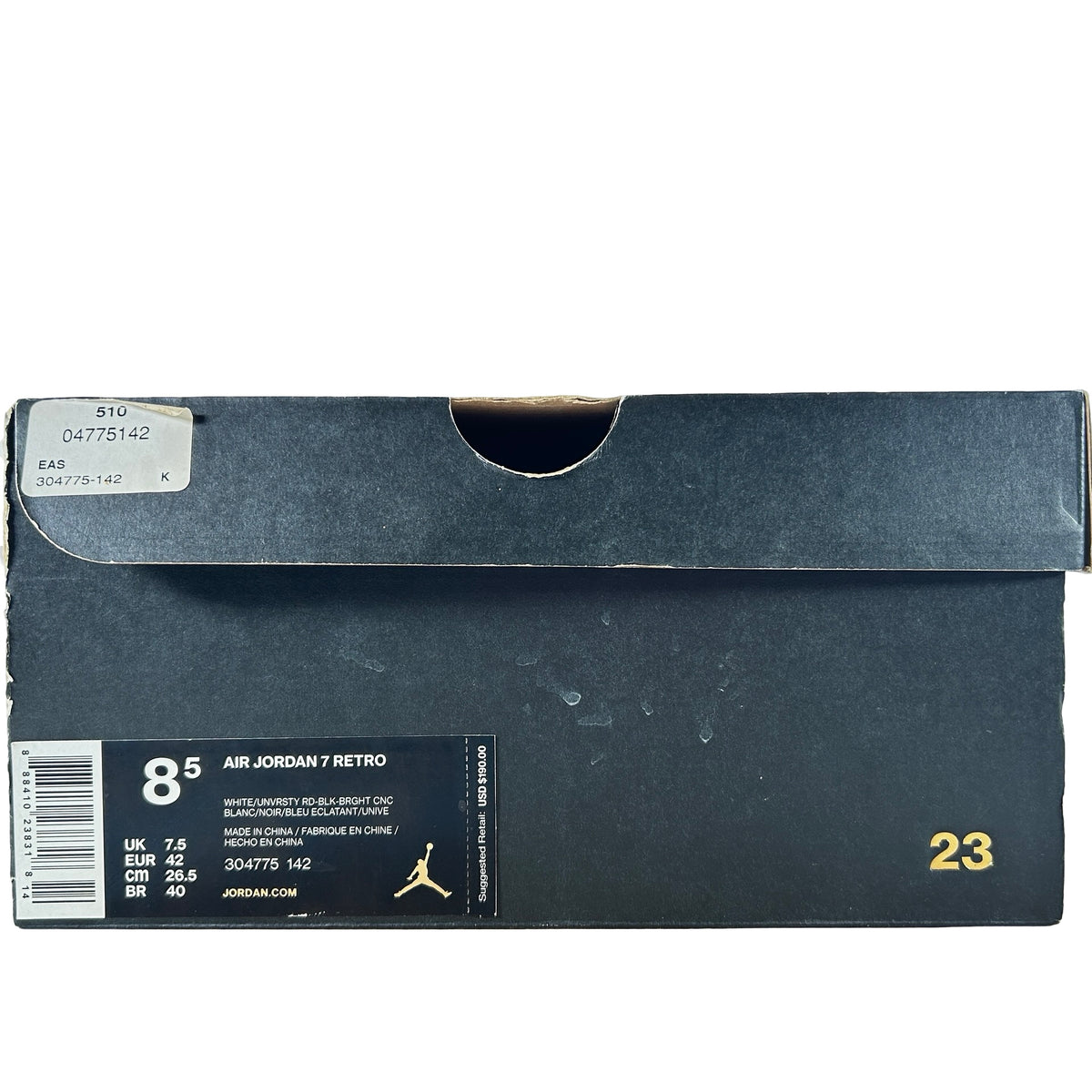 304775 142 Jordan 7 Retro Nothing But Net [USED] - 8.5 M (Used)