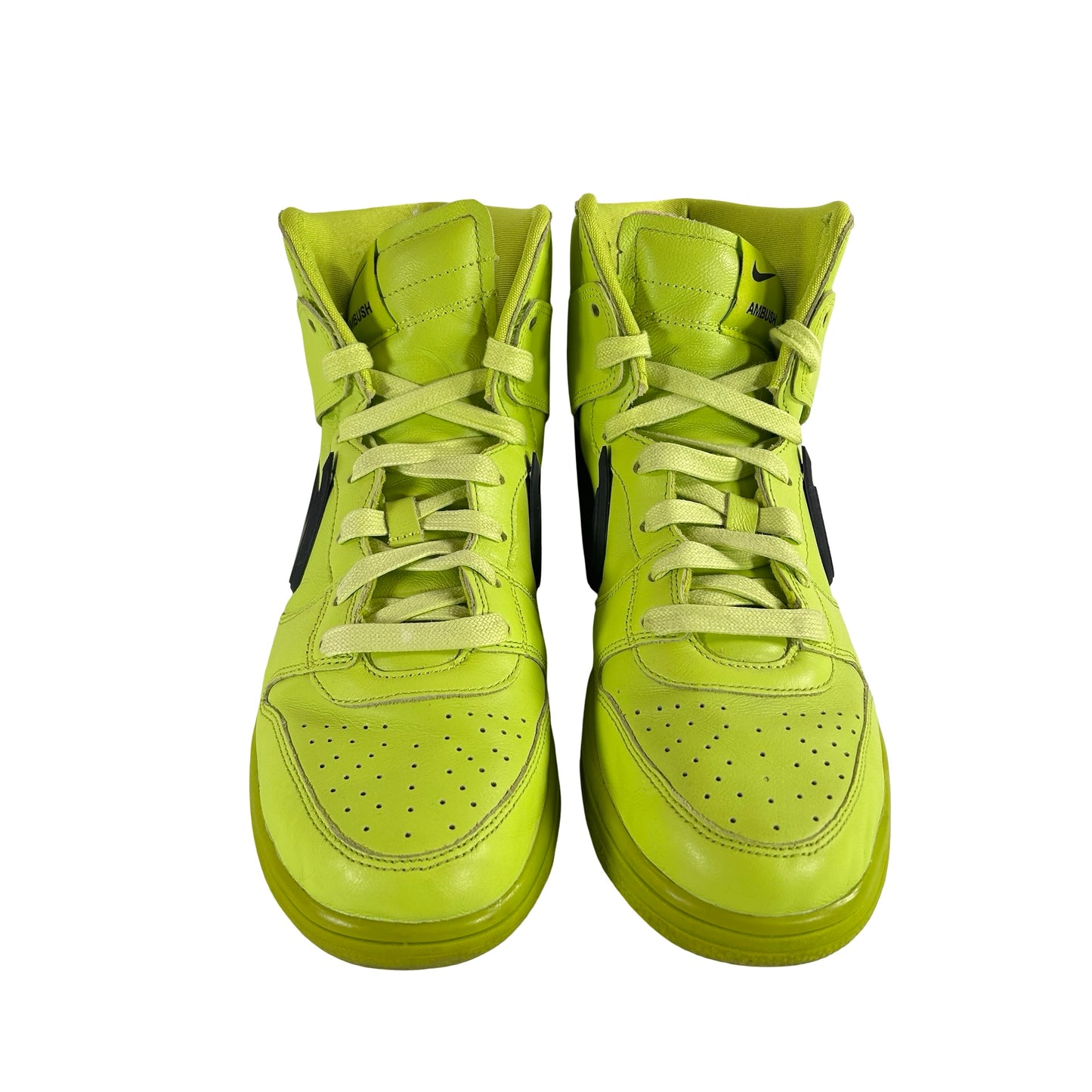 CU7544 300 Nike Dunk High AMBUSH Flash Lime [USED] - 8.5 M (Used) (No Box)