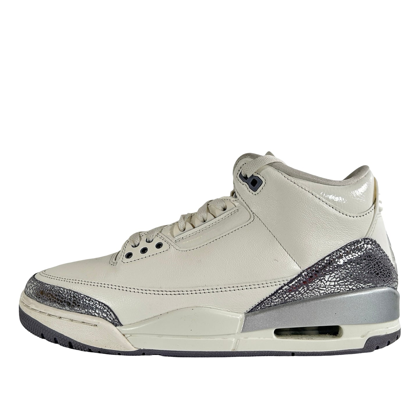 CK9246 100 Jordan 3 Retro Sail Cement Grey (W) [USED] - 11 W (Used)