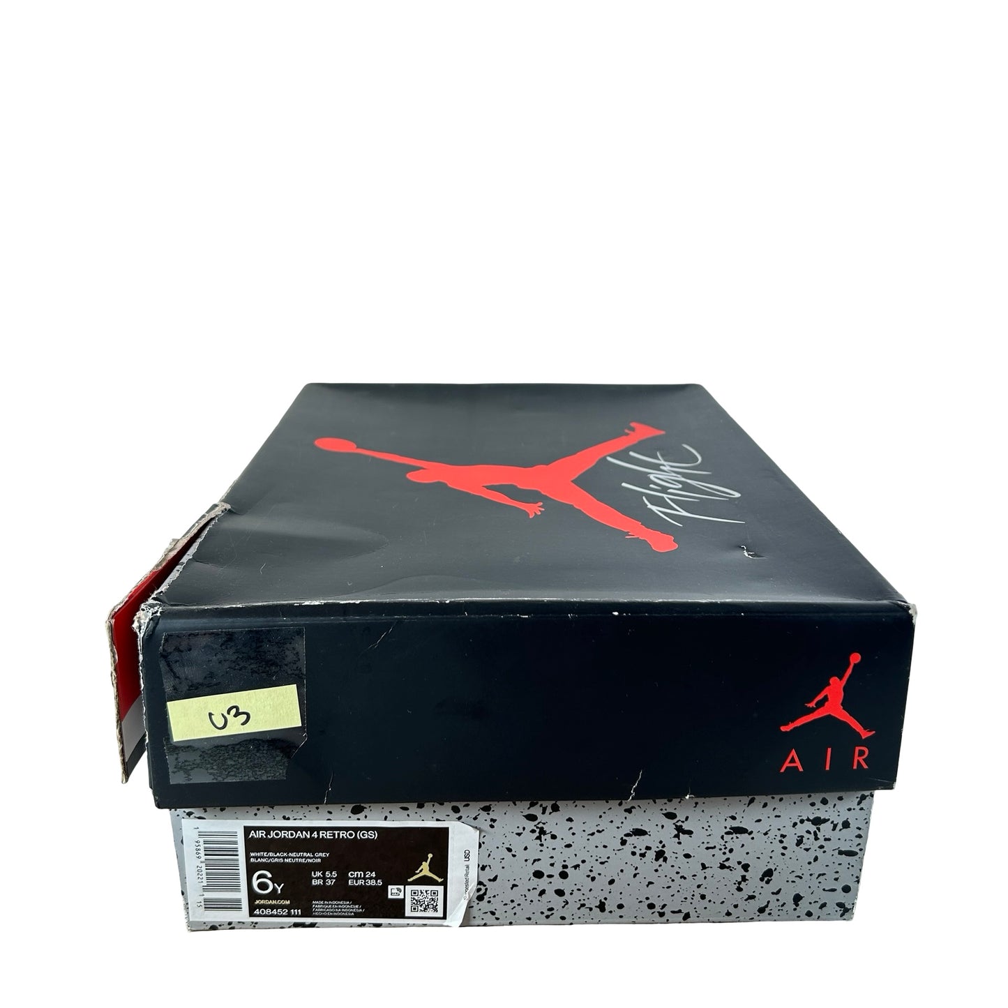 408452 111 Jordan 4 Retro Military Black (GS) [USED] - 6 Y (Used3)