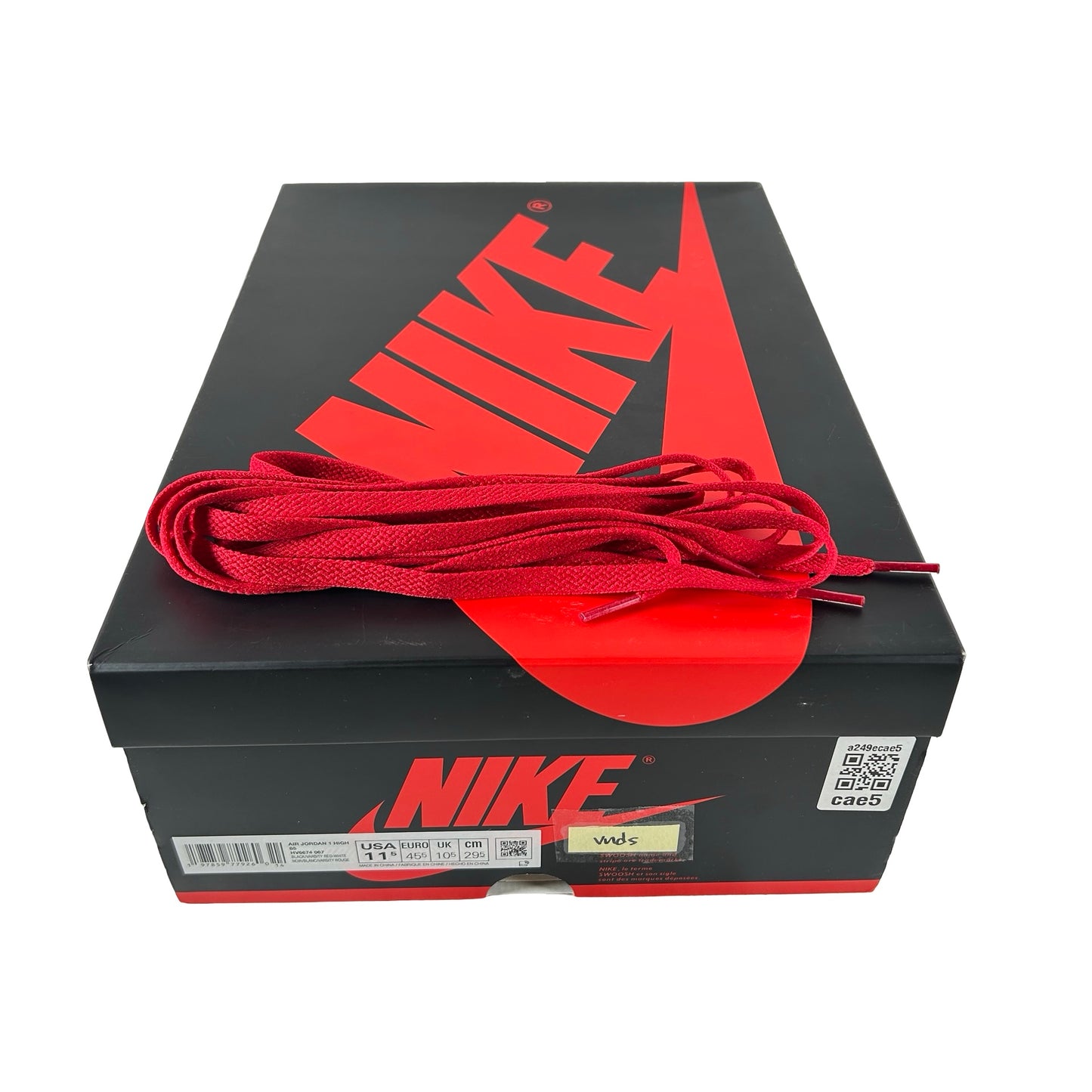 HV6674 067 Jordan 1 Retro High '85 OG Bred (2025) [USED] - 11.5 M (VNDS)
