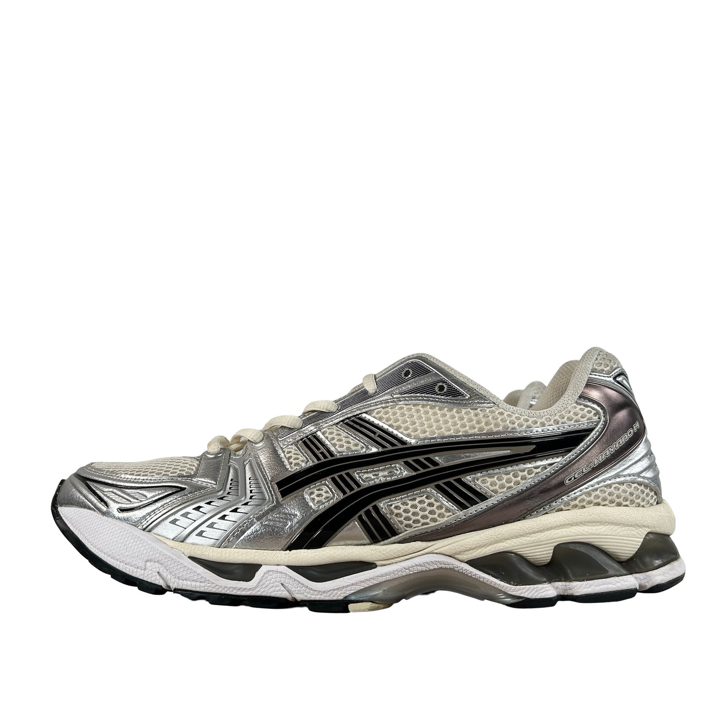 1201A019 108 ASICS Gel-Kayano 14 Crema Negro Metálico Ciruela