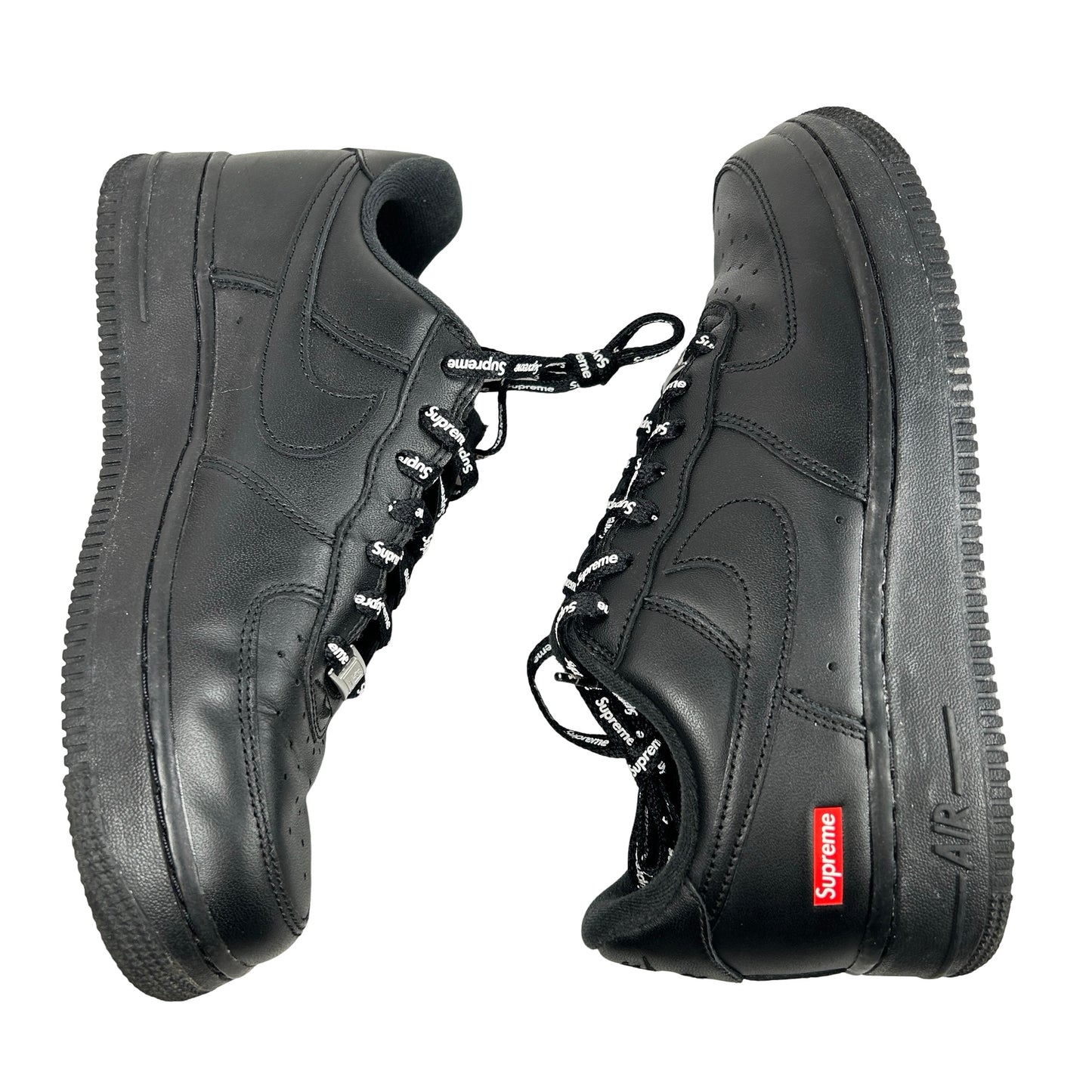 CU9225 001 Air Force 1 Low Supreme Black [USED] - 6.5 M (Used)