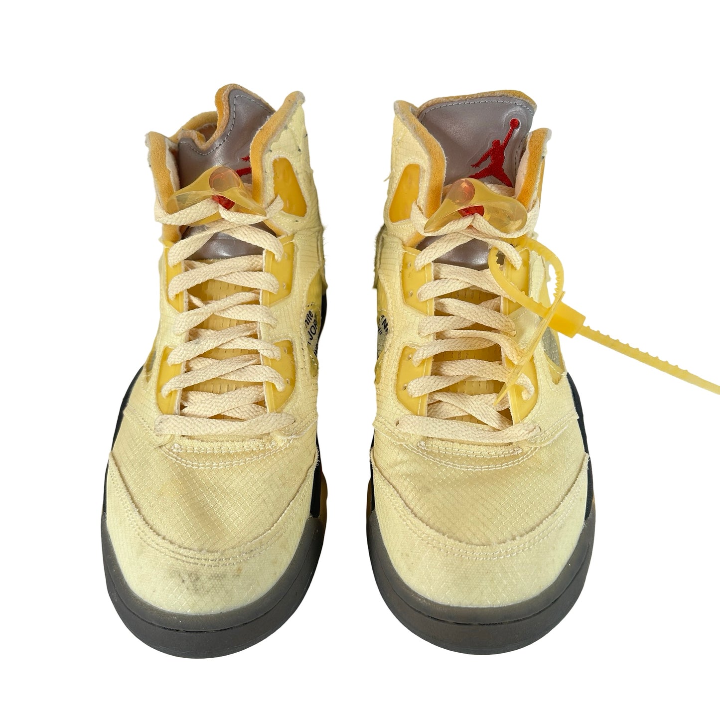 DH8565 100 Jordan 5 Off-White Sail [USED] - 8 M (Used) (No Box)