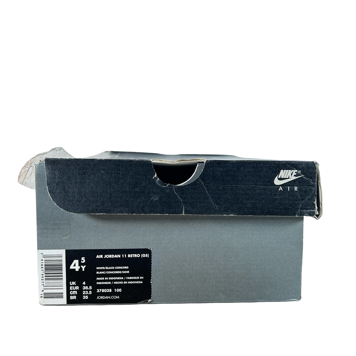 378038 100 Jordan 11 Retro Concord (2018) (GS) [USED] - 4.5 Y (Used)