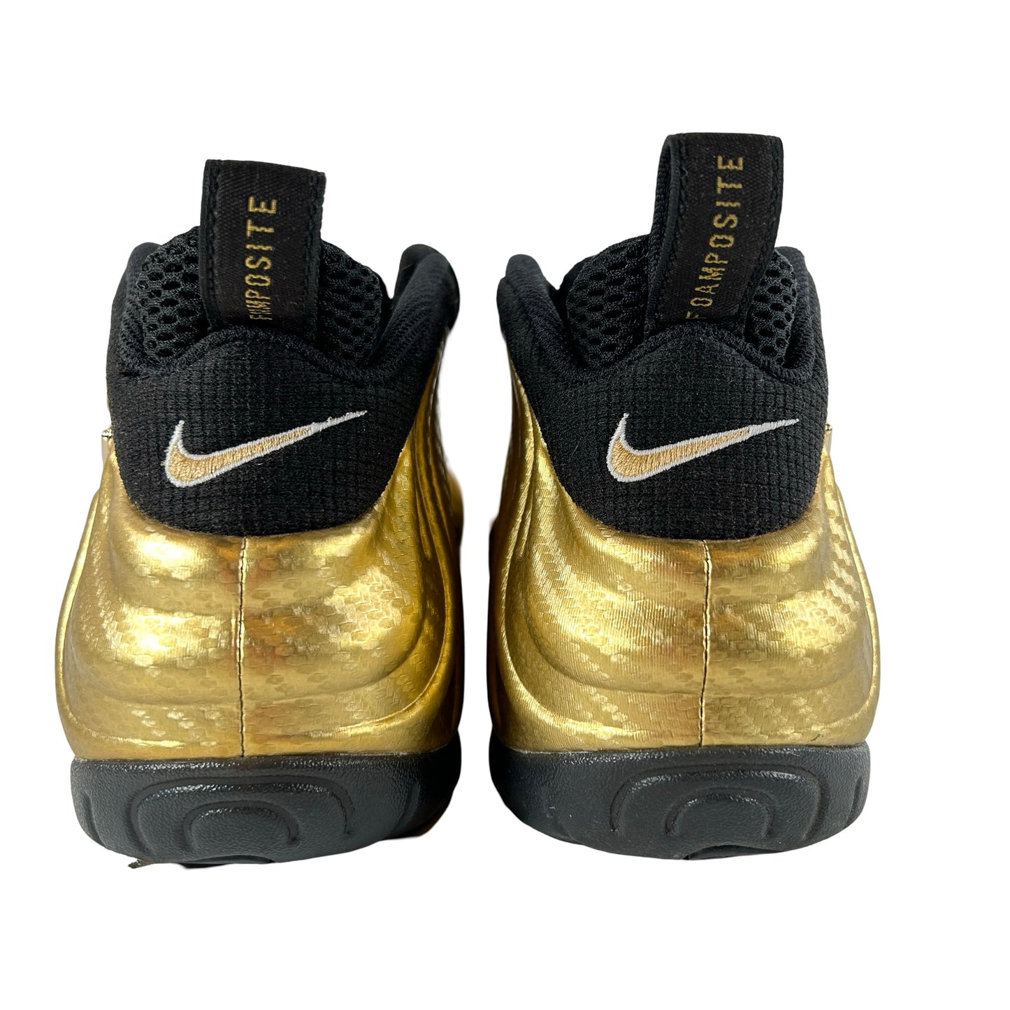 624041 701 Nike Air Foamposite Pro Metallic Gold [USED] - 8.5 M (Used) (No Box)