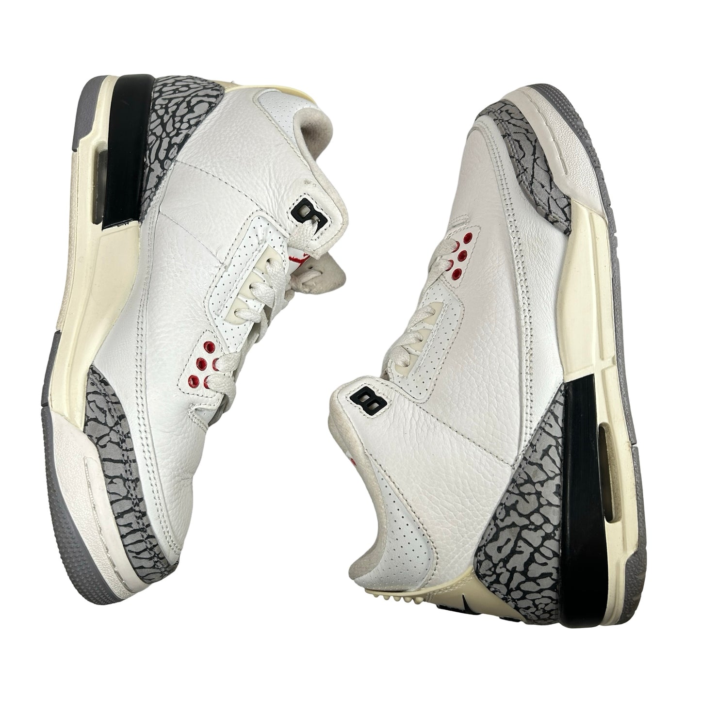 DM0967 100 Jordan 3 Retro White Cement Reimagined (GS) [USED] - 6Y (Used) (No Box/Insoles)