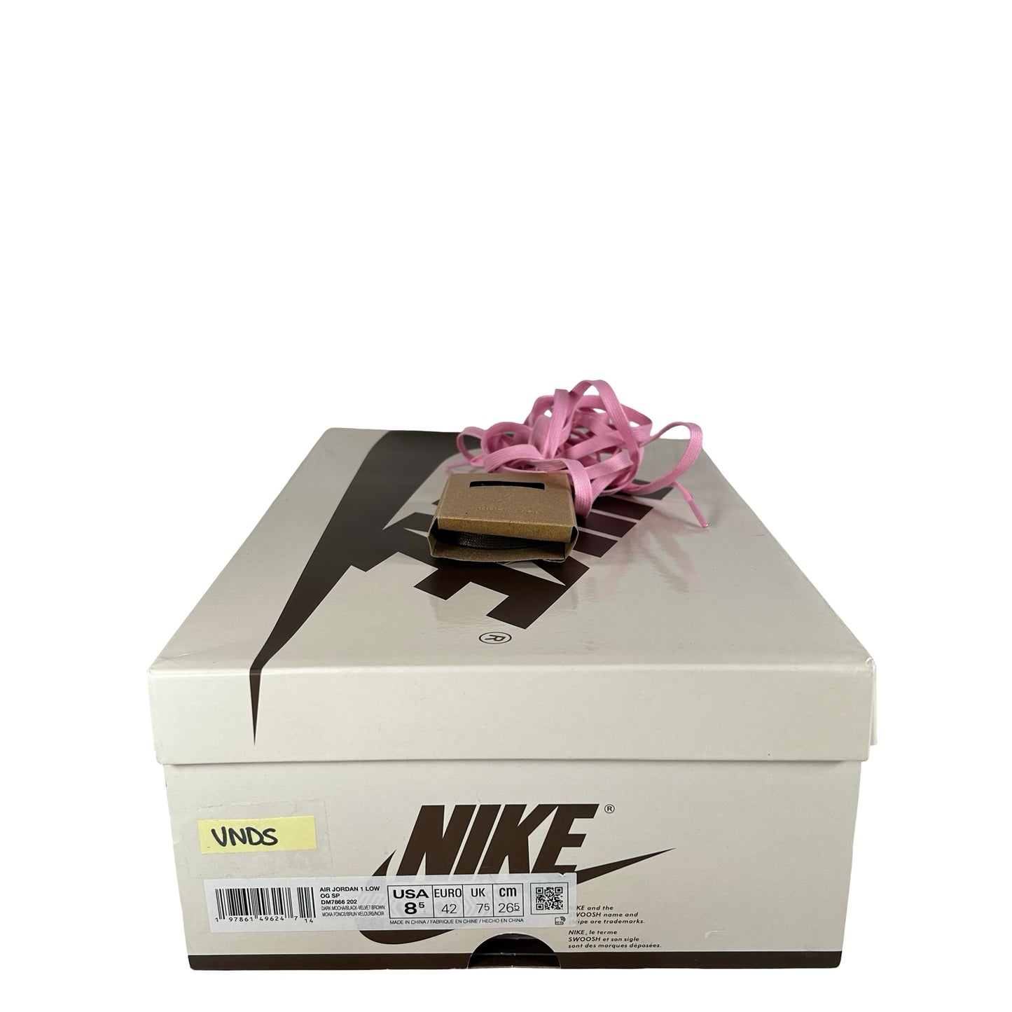 DM7866 202 Jordan 1 Retro Low OG SP Travis Scott Velvet Brown [USED] - 8.5 M (VNDS)