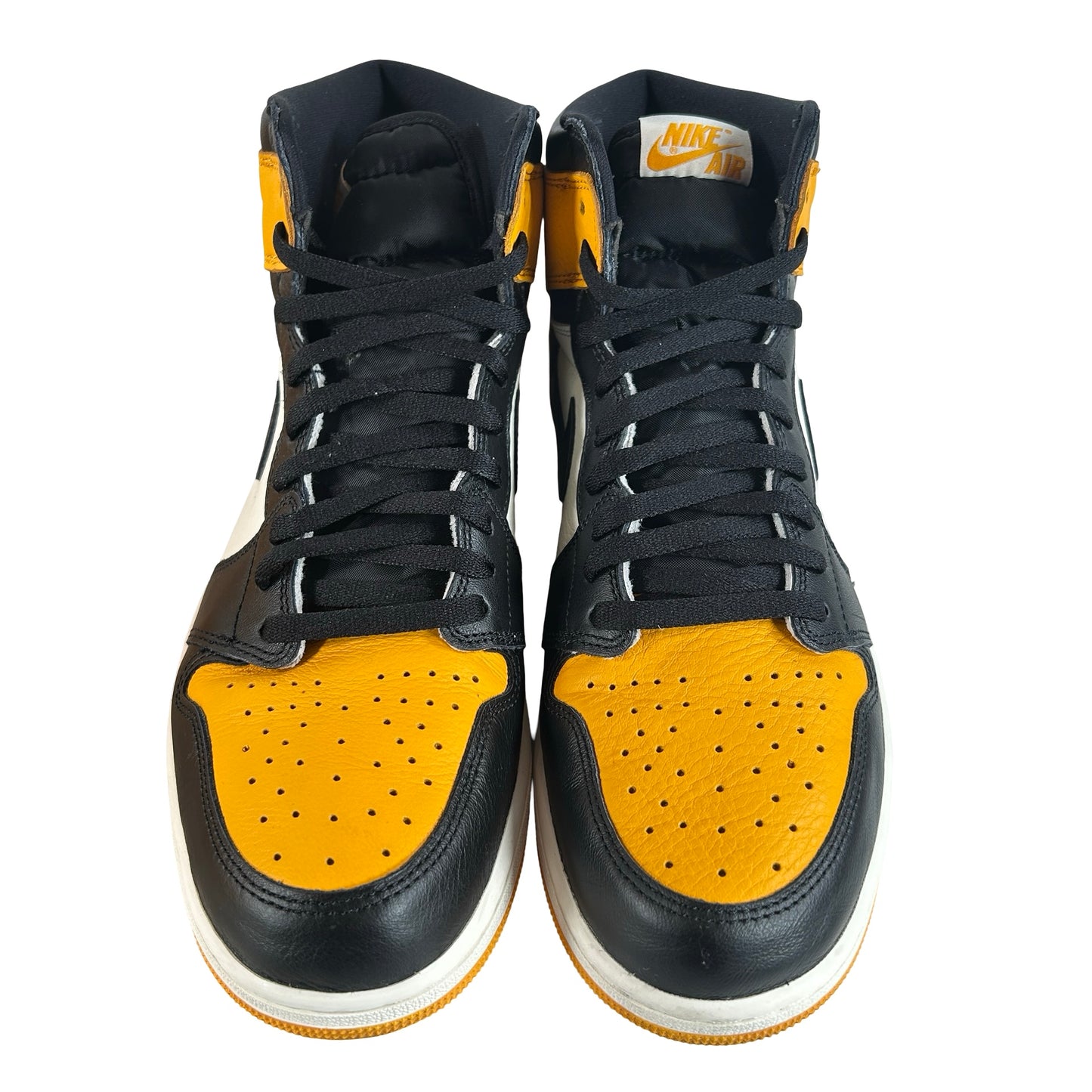 555088 711 Jordan 1 Retro High OG Yellow Toe [USED] - 14 M (Used)