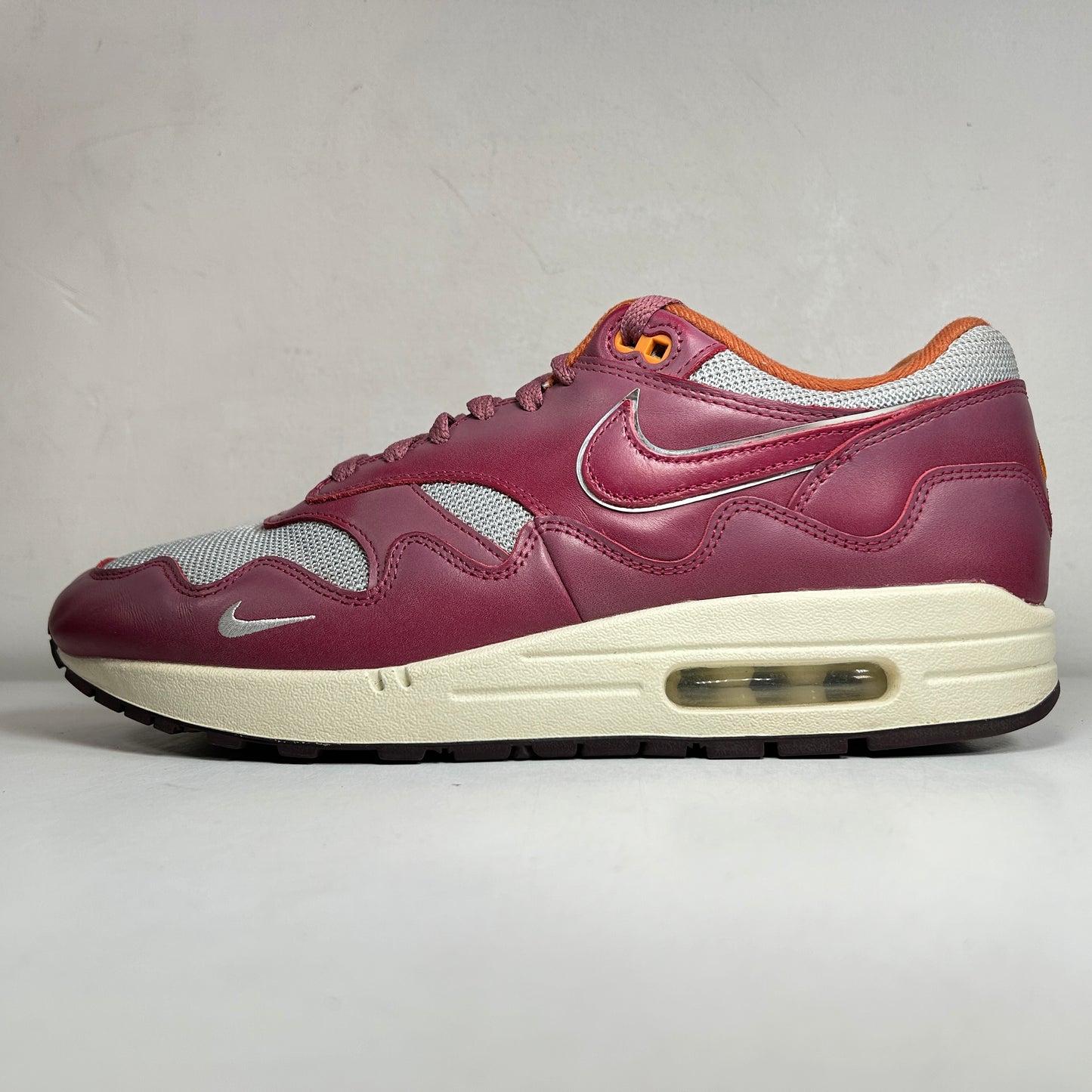 DO9549 001 Nike Air Max 1 Patta Waves Rush Maroon  [USED] - 11 M (Used) (No Box)