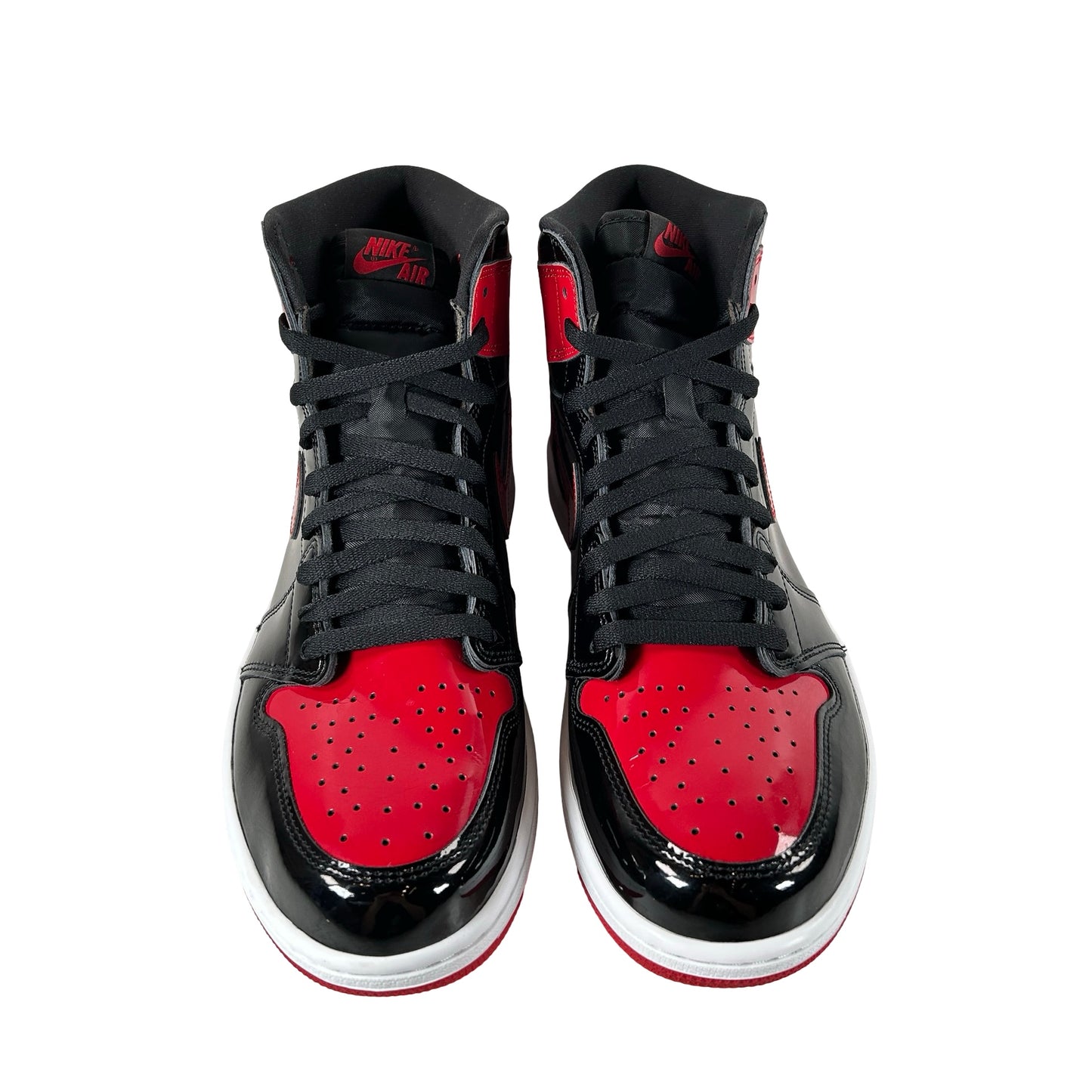 555088 063 Jordan 1 Retro High OG Patent Bred [USED] - 12 M (Used4)