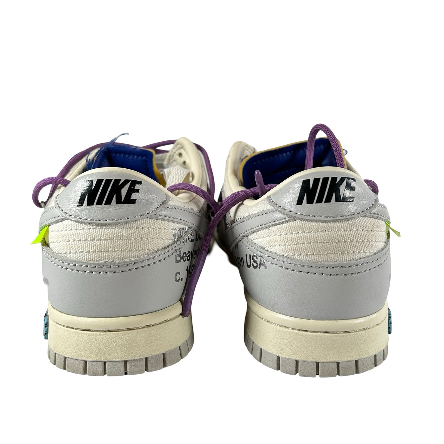 DM1602 107 Nike Dunk Low Off-White Lot 48 [USED] - 8.5 M (Used)