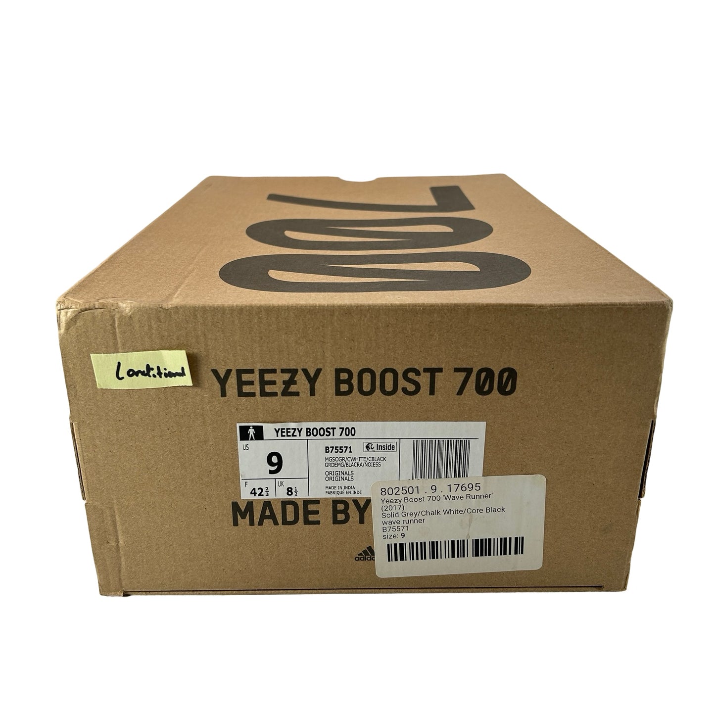 B75571 Yeezy 700 Wave Runner [CONDITIONAL] - 9 M (Discolored Soles)