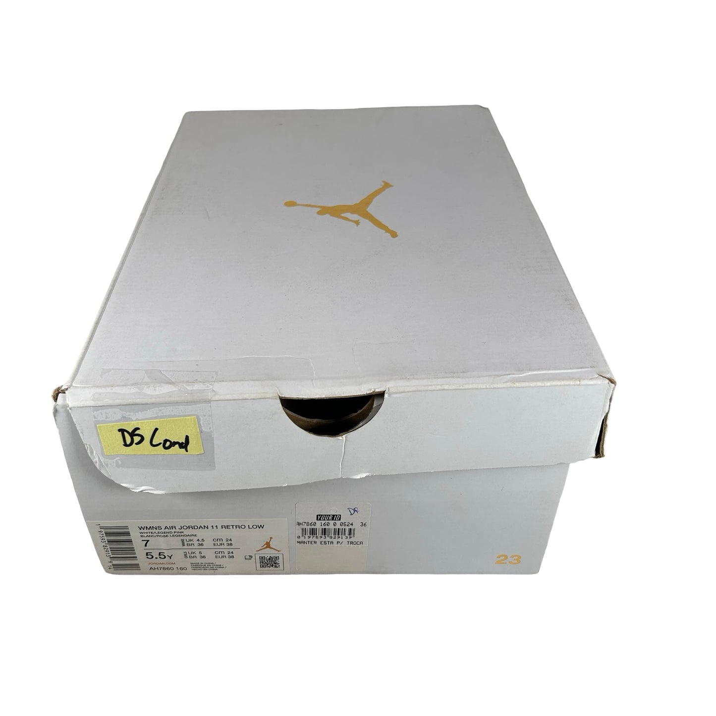 AH7860 160 Jordan 11 Retro Low Legend Pink (Women's) [CONDITIONAL] - 7 W (Small mark on inside of left sock liner)