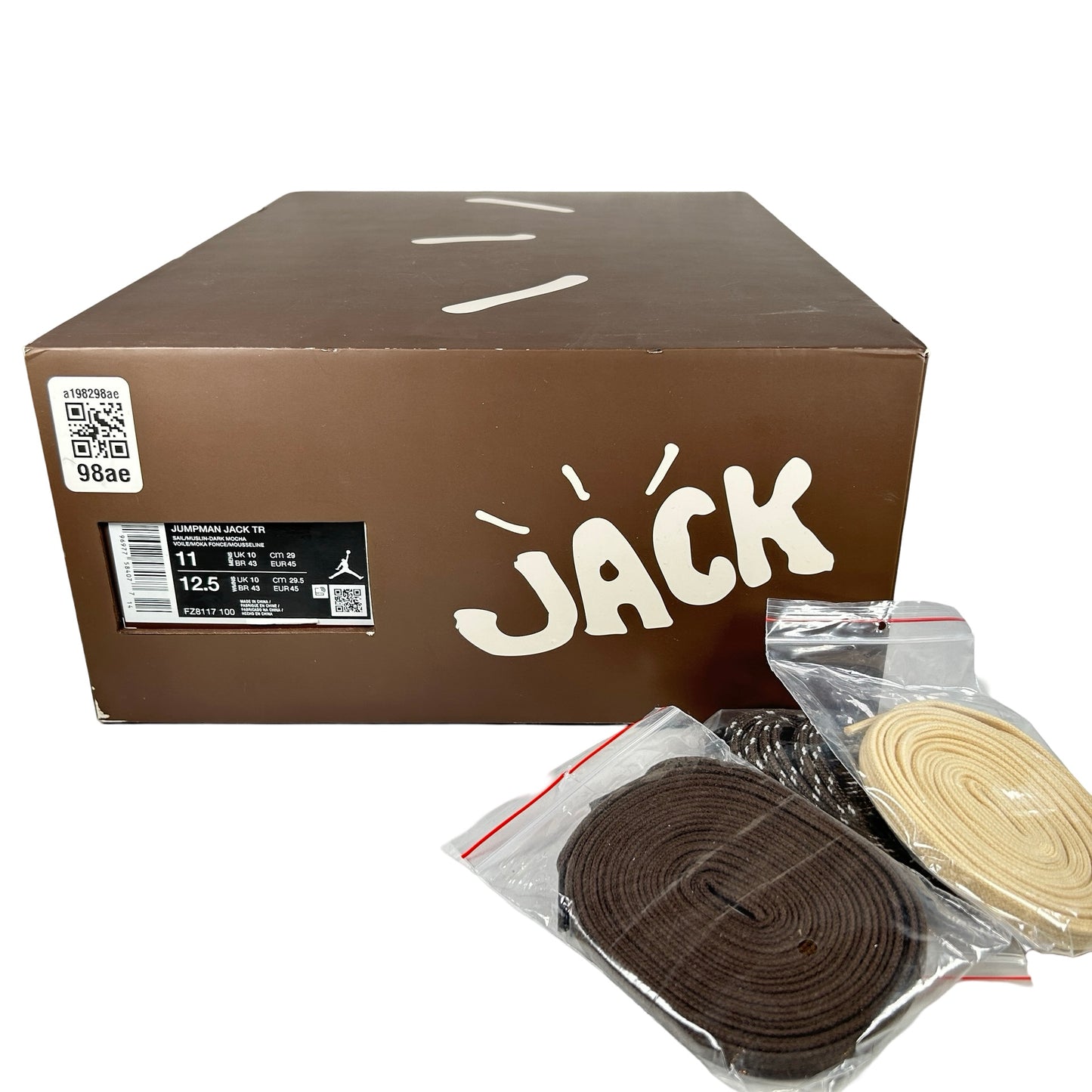 FZ8117 100 Jordan Jumpman Jack TR Travis Scott Sail [USED] - 11 M (Used)