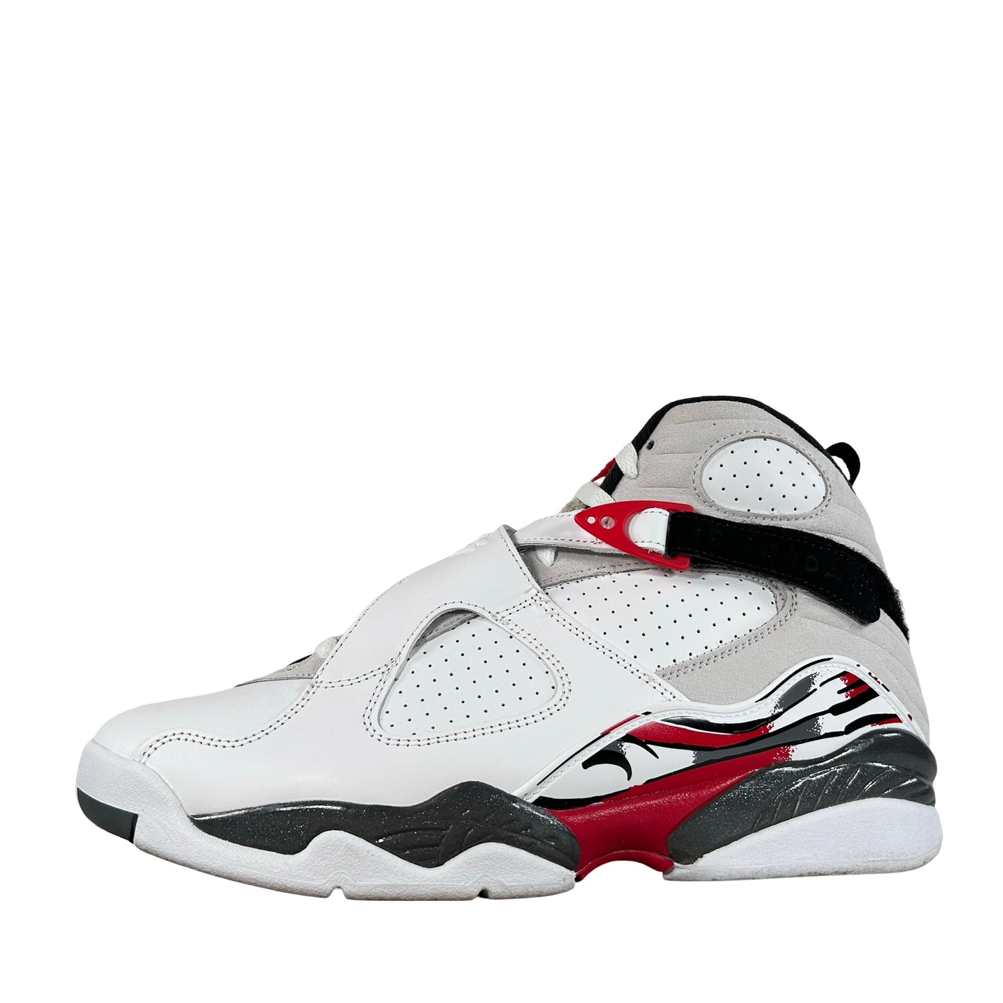 305381 100 Jordan 8 Retro White True Red (2025) [USED] - 10 M (Used3)